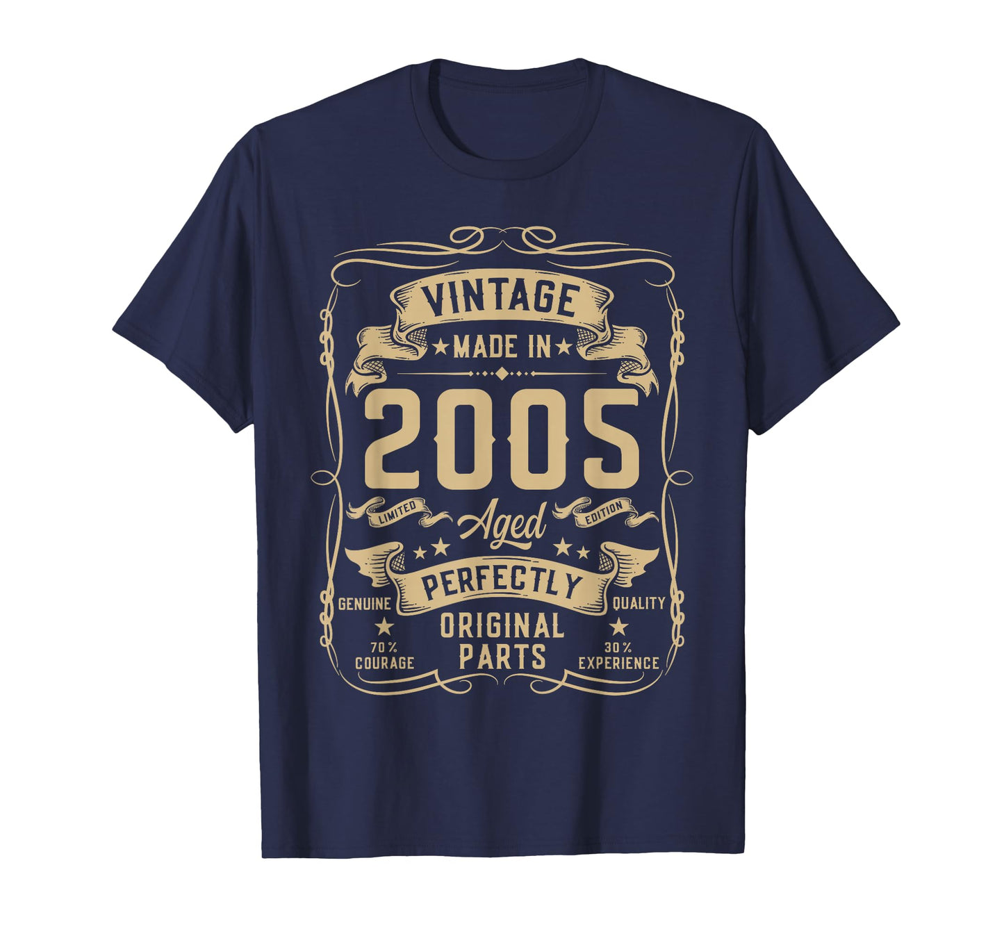 Vintage 2005 20yr 20th Birthday Gifts for Men 20 Years Old T-Shirt