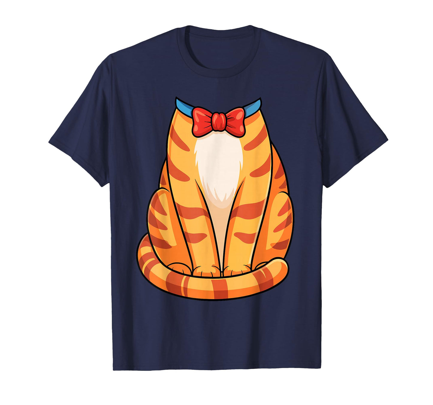 Orange Cat Shirt Adult Kids Men Women Tabby Cat Costume T-Shirt