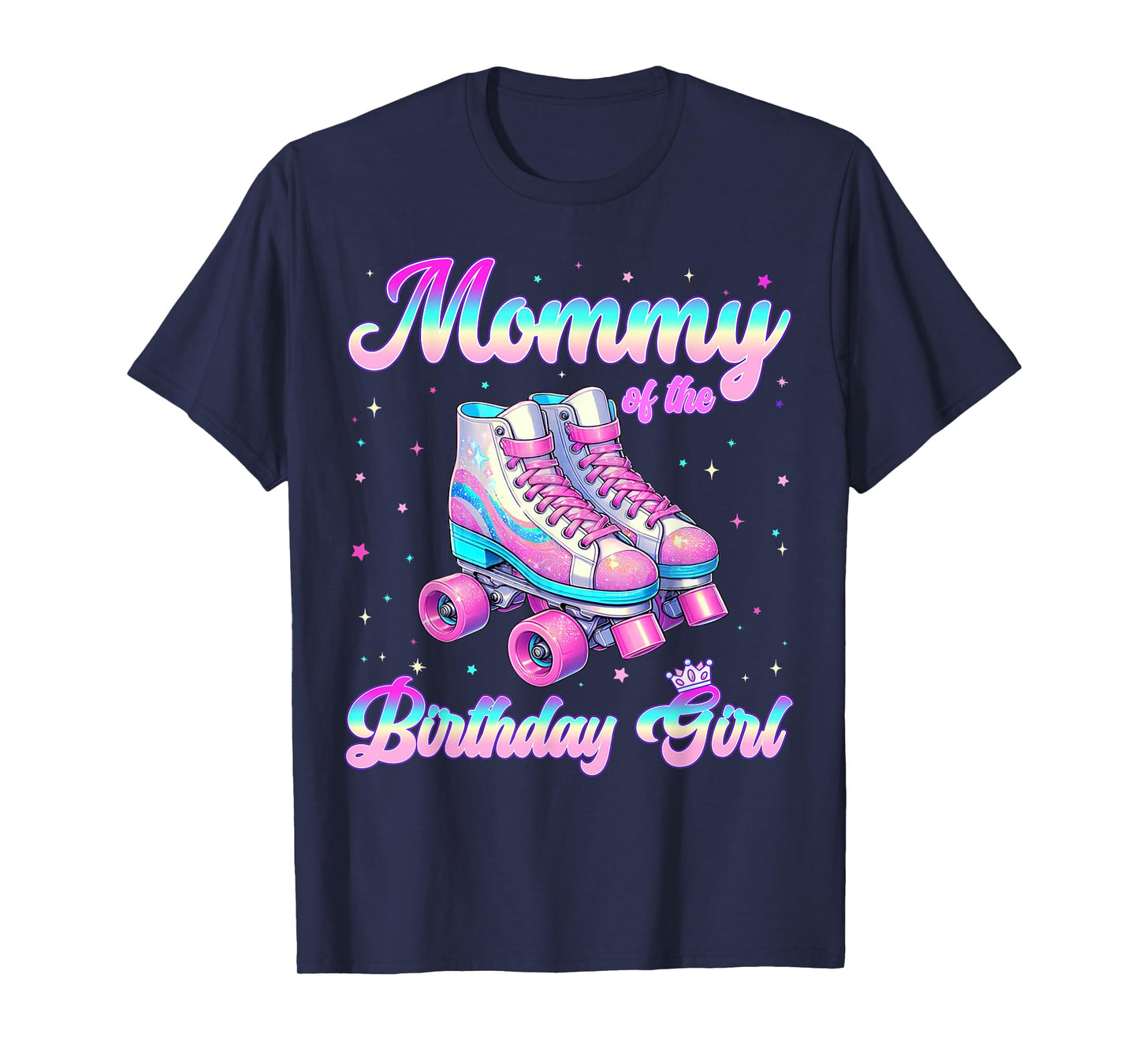 Mommy Of The Birthday Girl Tie Dye Birthday Girl Family T-Shirt