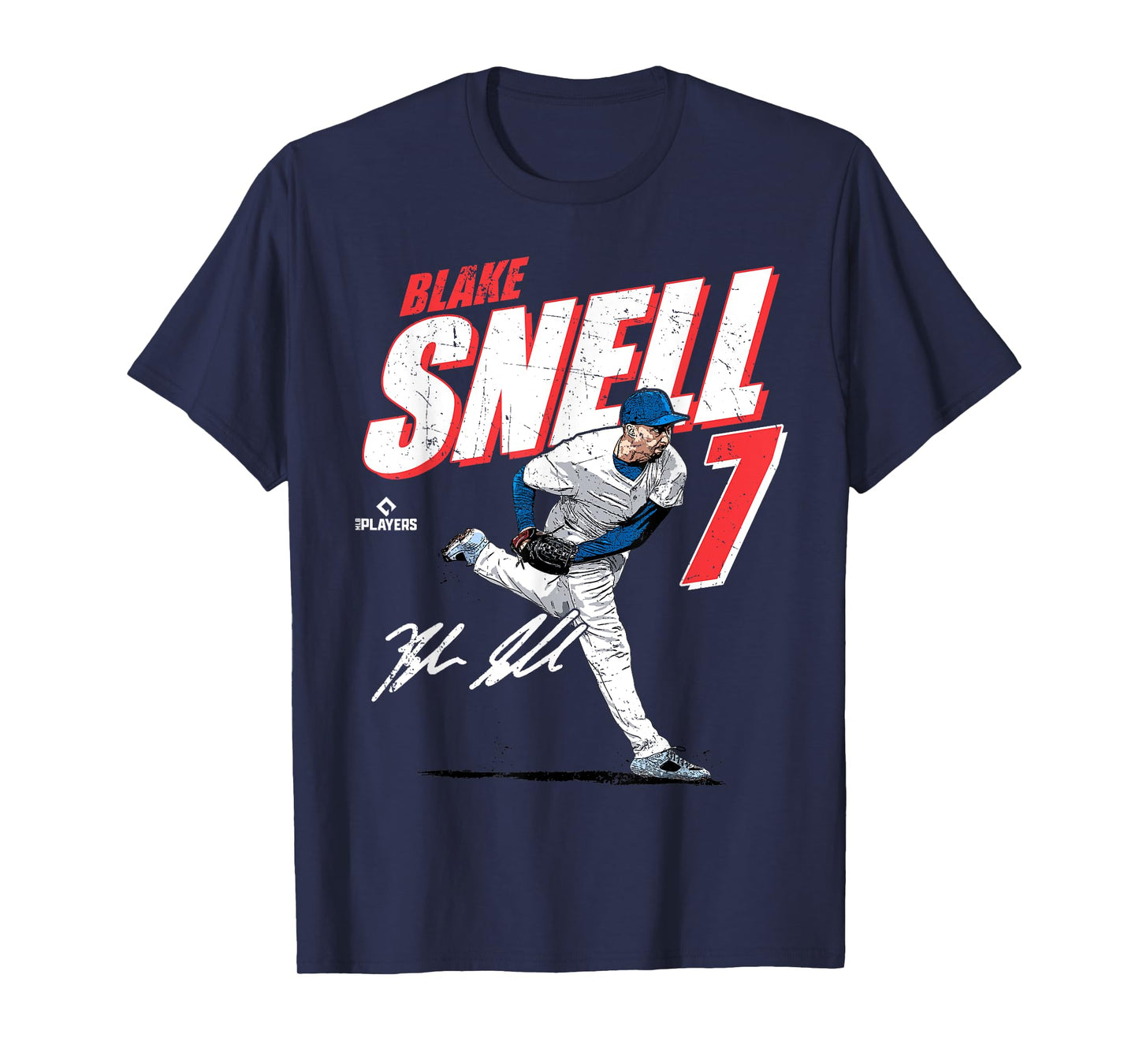 Blake Snell | Los Angeles D MLB Baseball Player | MLBBSN204M T-Shirt