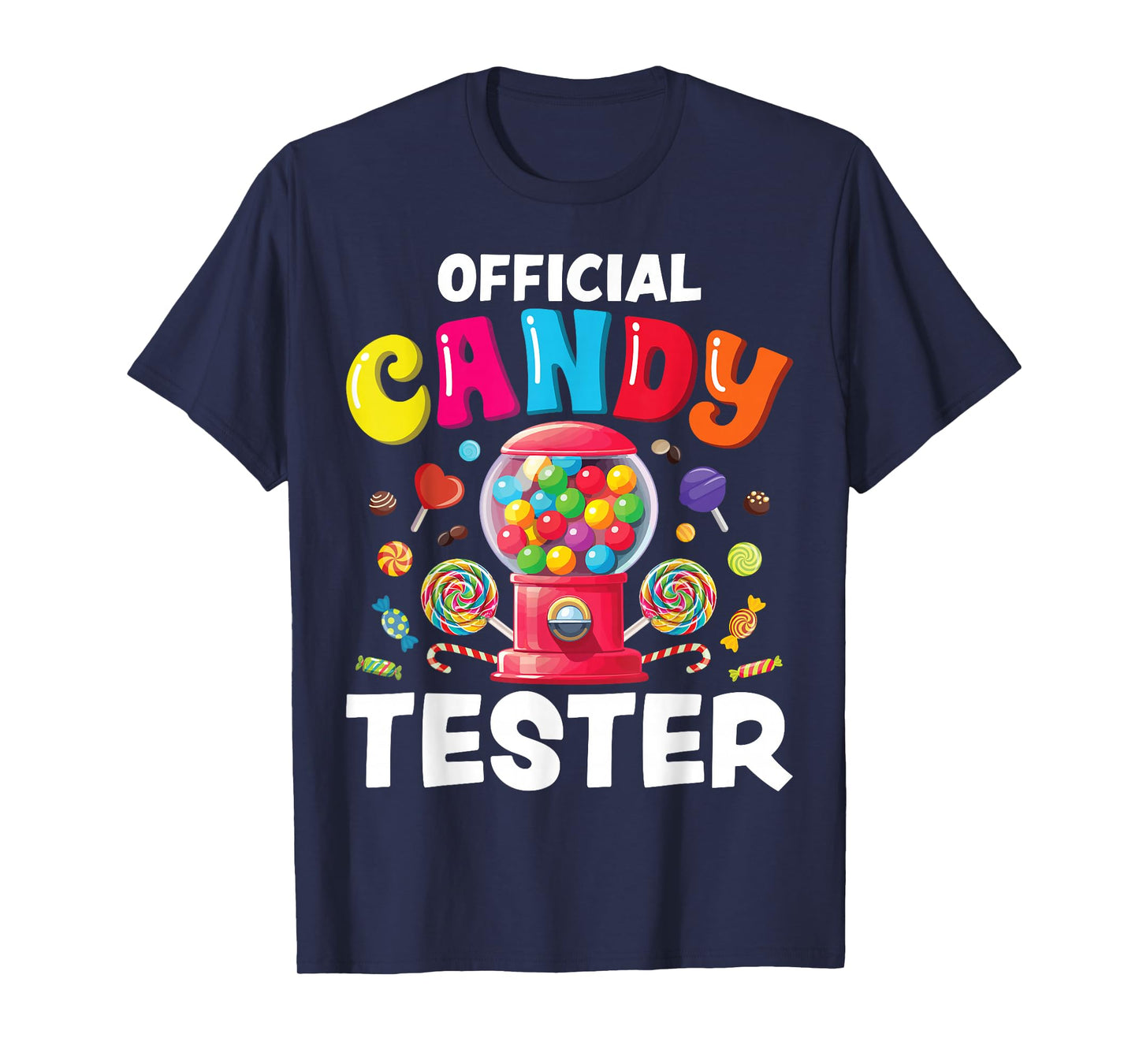 Official Candy Tester Sweets Halloween Funny T-Shirt