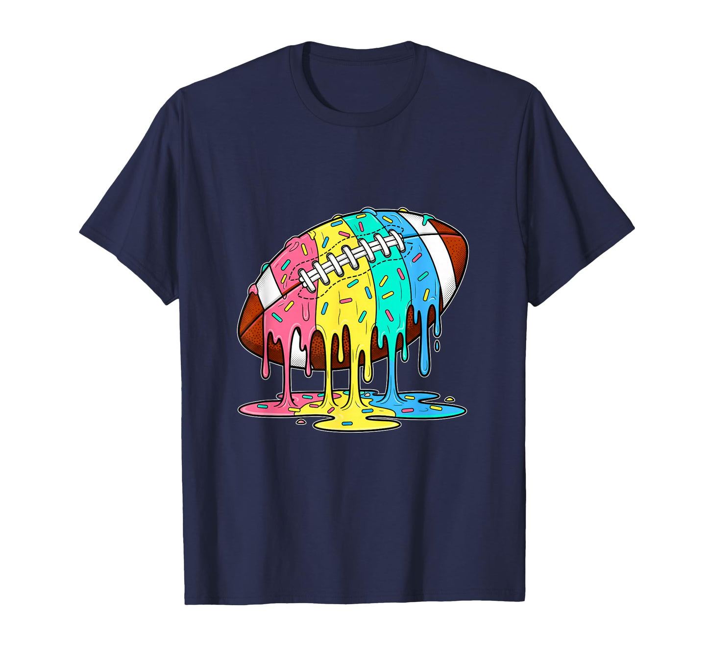 Football Drip Boys Football Ice Cream Respect Drip T-Shirt