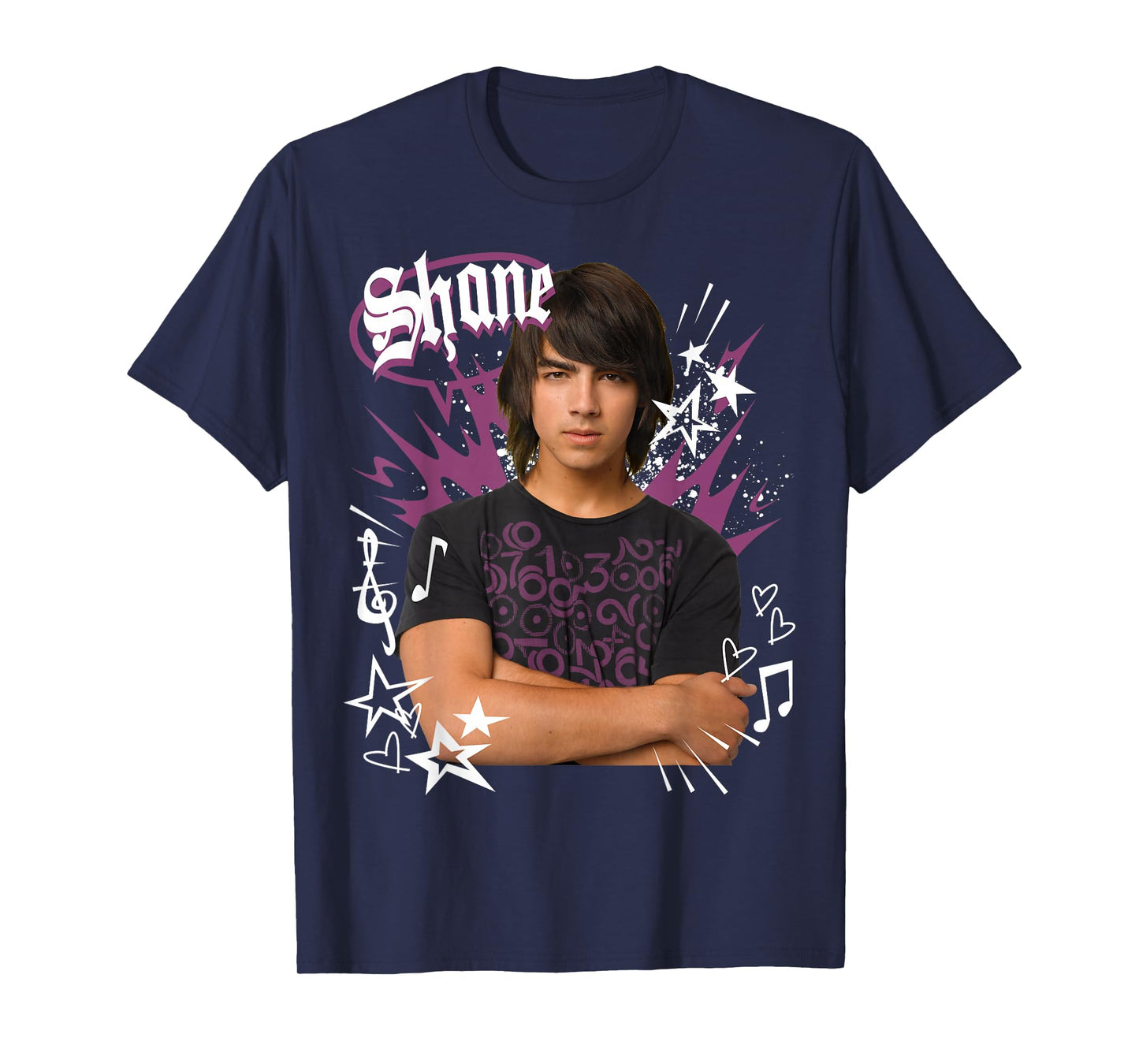 Disney Camp Rock Shane Gray Y2K Montage Poster T-Shirt