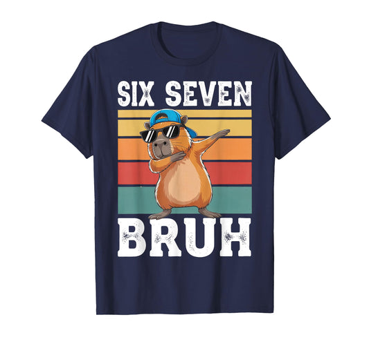 67 Meme Capybara Funny Six Seven Dabbing Capybara T-Shirt