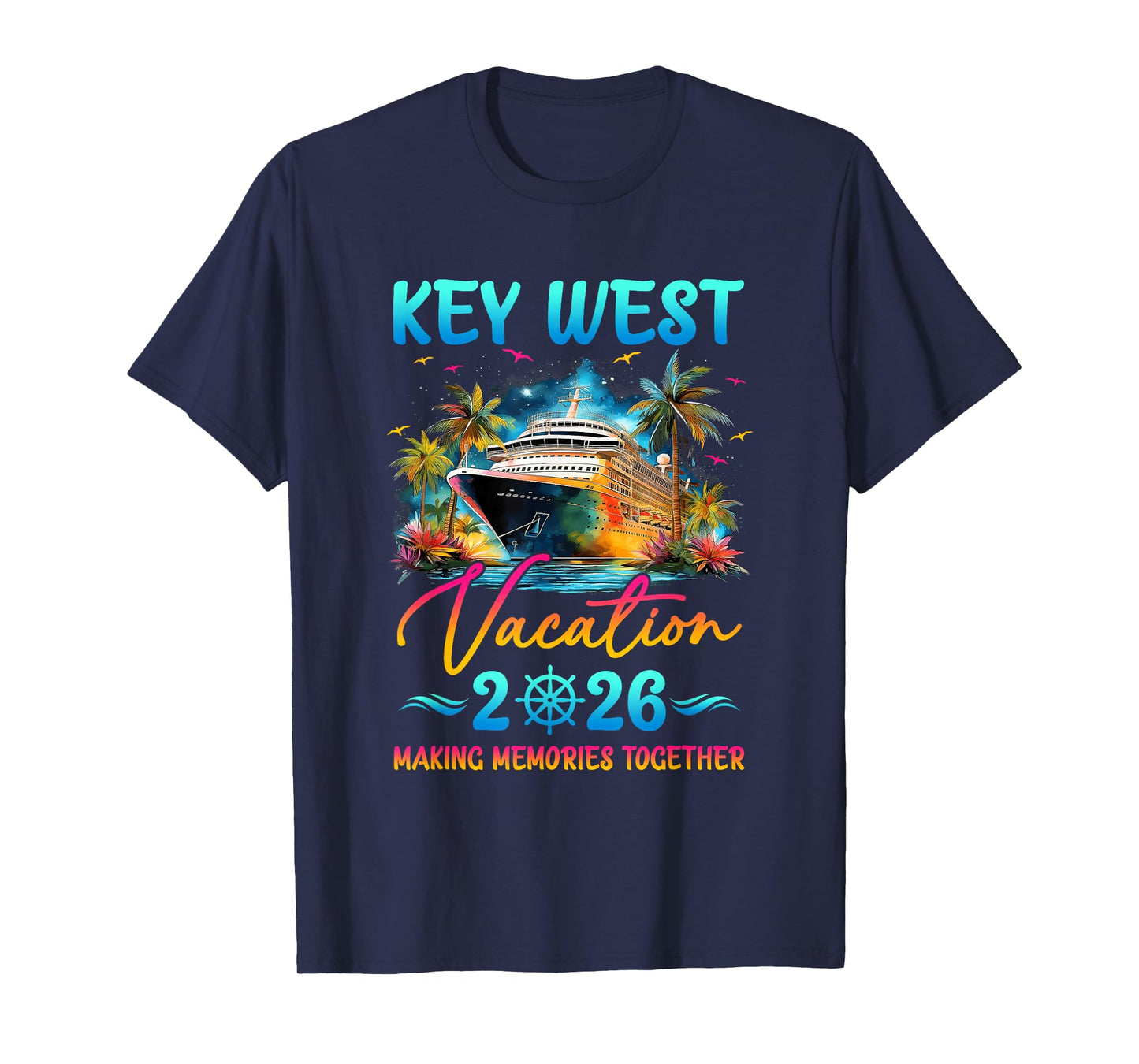 Key West Family Vacation 2026 Matching Group Summer T-Shirt