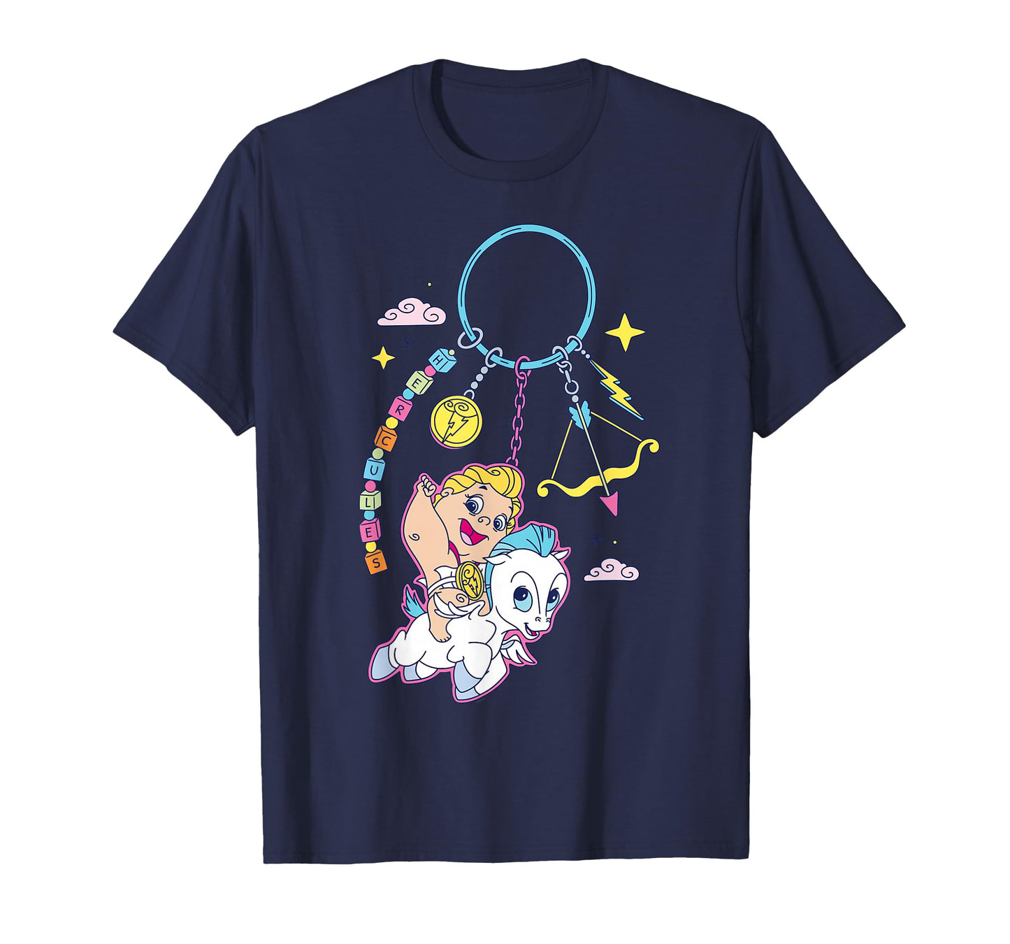 Disney Baby Hercules and Pegasus Fashion Bag Charm T-Shirt