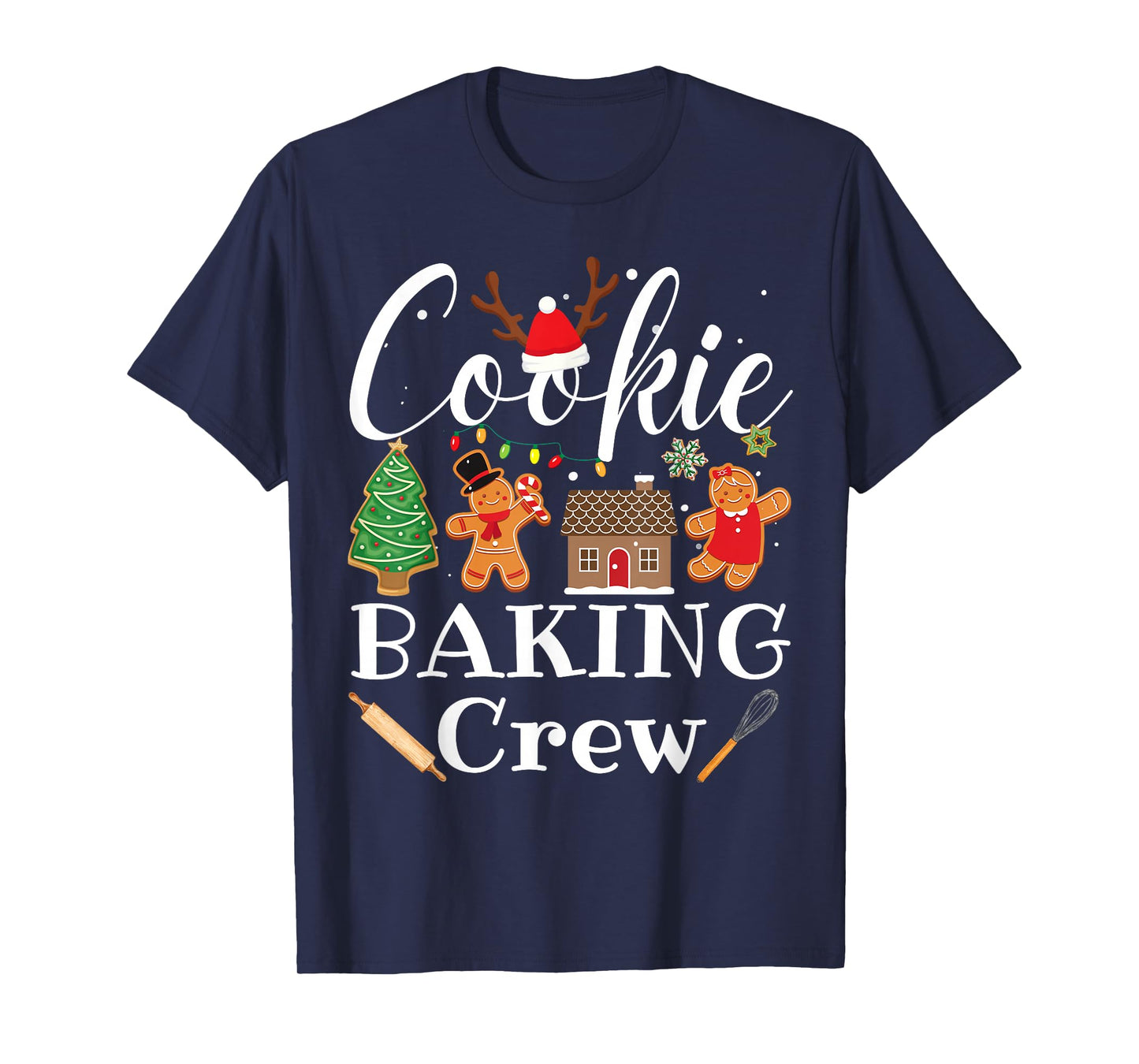 Christmas Cookie Baking Crew Family Baking Team Funny Cookie T-Shirt