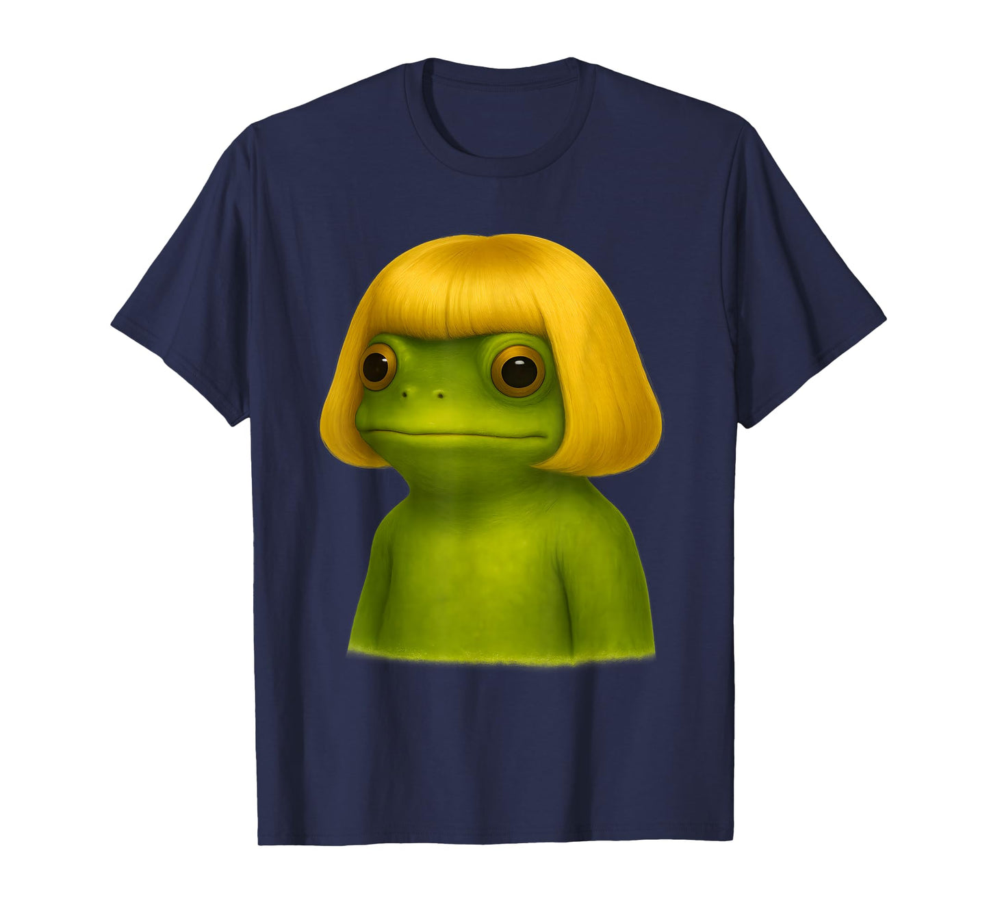 Funny Frog Bob Haircut Meme for Men, Women Kids T-Shirt