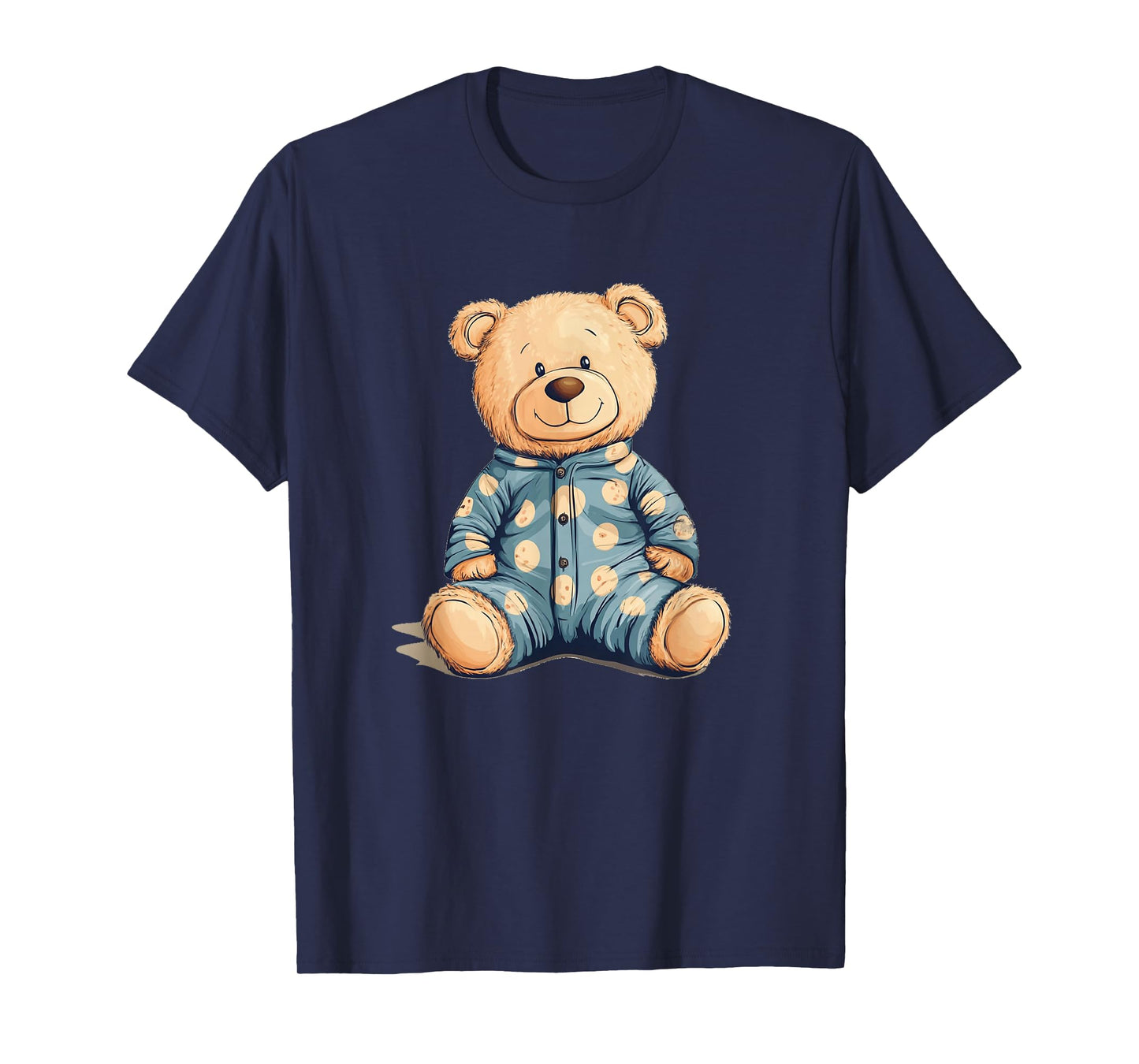 Teddy Bear in Pajama Costume for Bedtime Smiles T-Shirt
