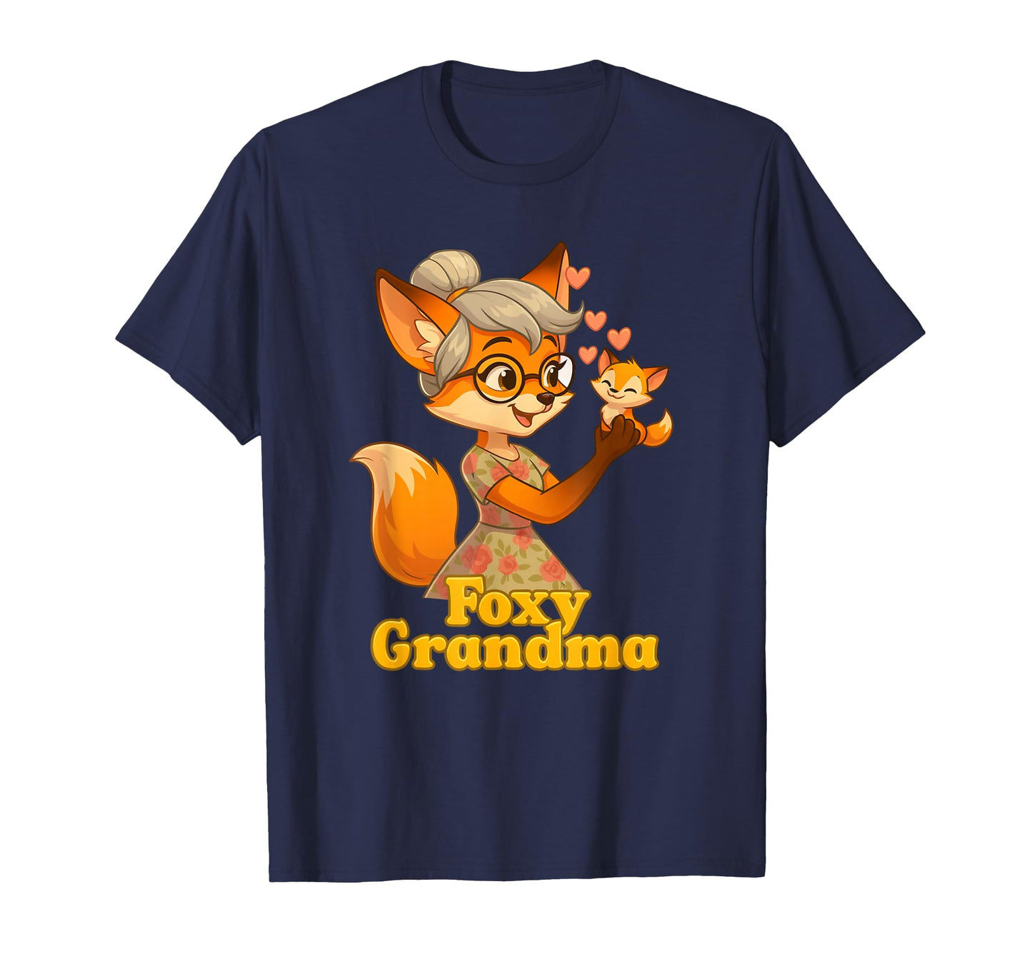 Awesome Foxy Grandma, Adorable Grandma Gifts, Grandmother T-Shirt