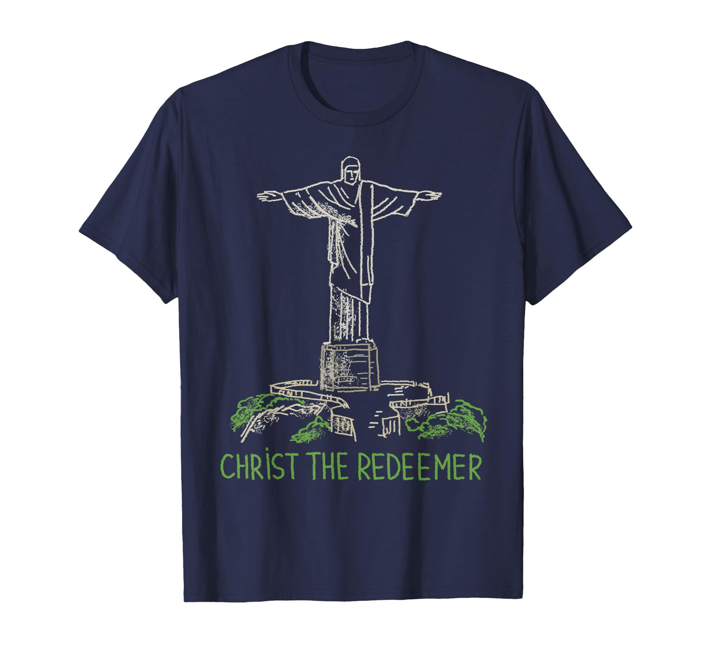 Christ the Redeemer T-shirt Tee T Shirt Tshirt