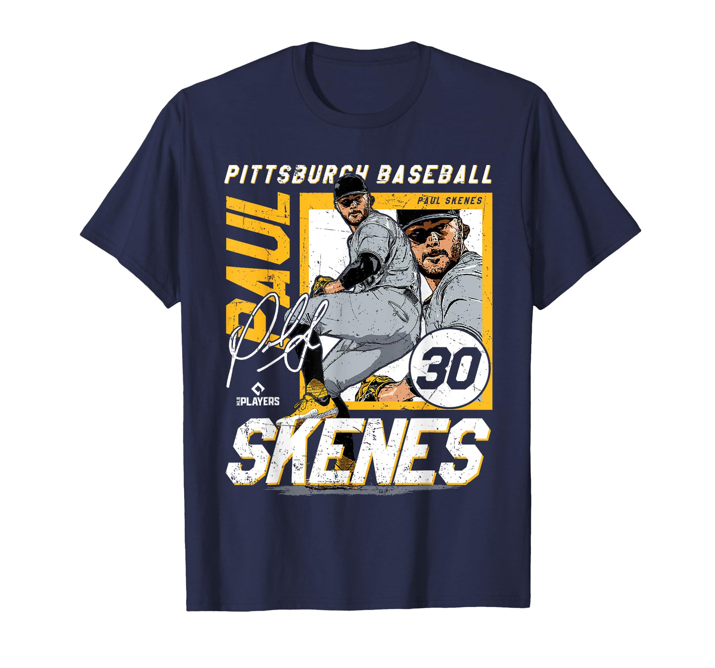 Paul Skenes | Pittsburgh MLB Baseball Players| MLBPSK204M T-Shirt