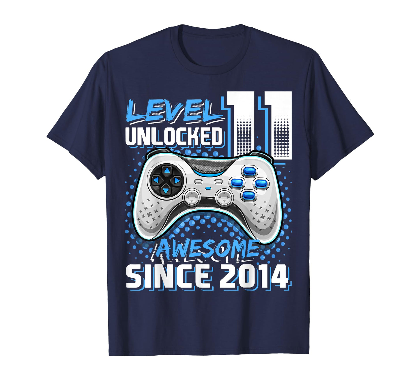 11th Birthday Boy Level 11 Gamer 11 Year Video Game Party T-Shirt
