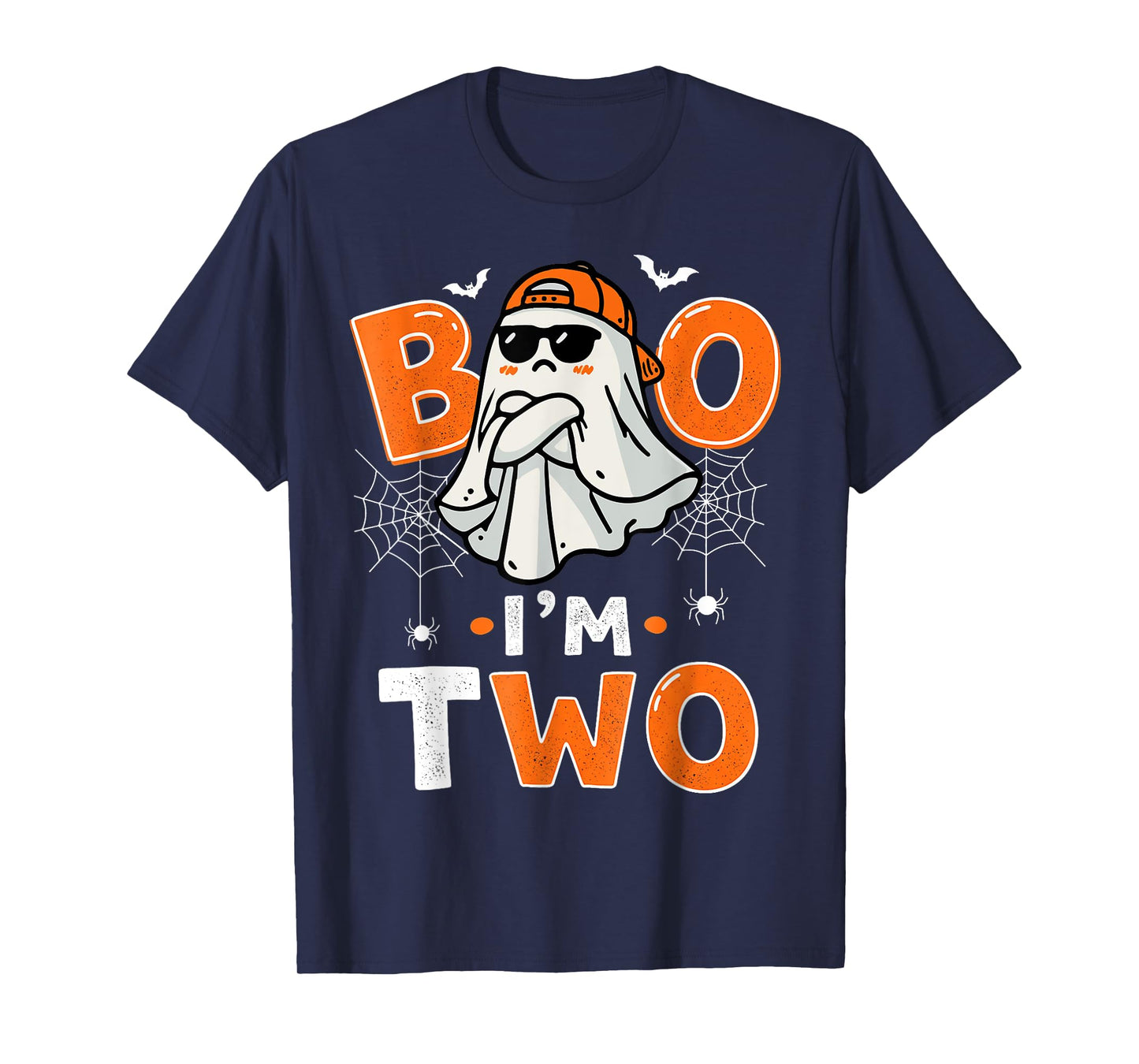 Boo I'm Two Birthday Halloween Boys Kids T-Shirt