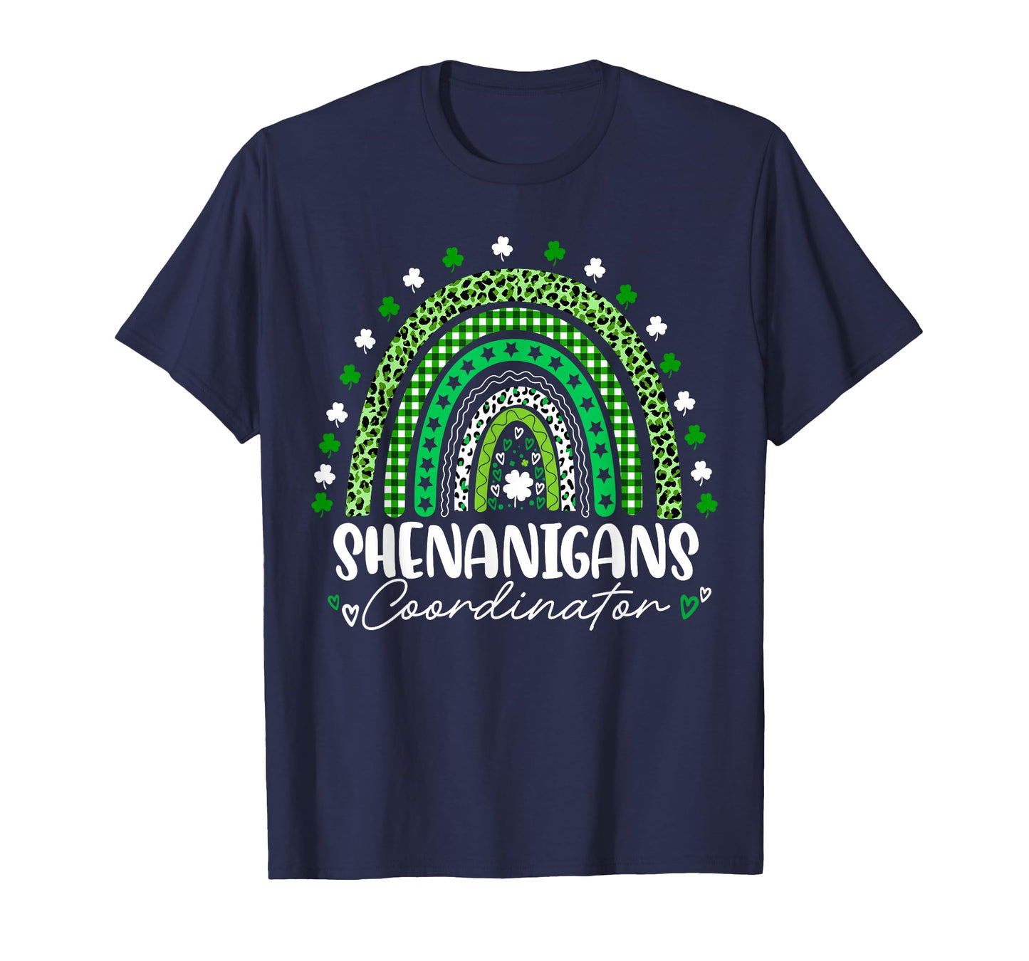 St Patricks Day Shenanigans Coordinator Shamrock Teacher T-Shirt