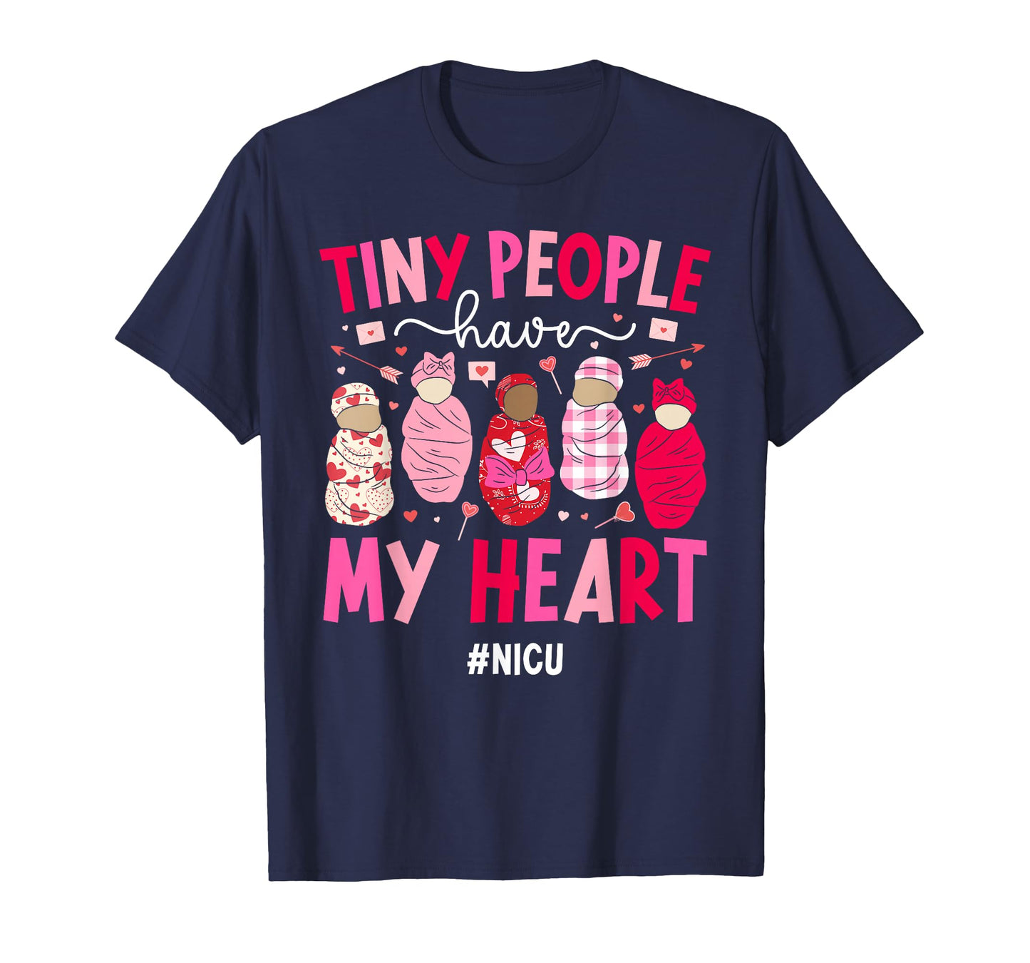 Valentine NICU Nurse Valentines Day Neonatal ICU Nurse T-Shirt