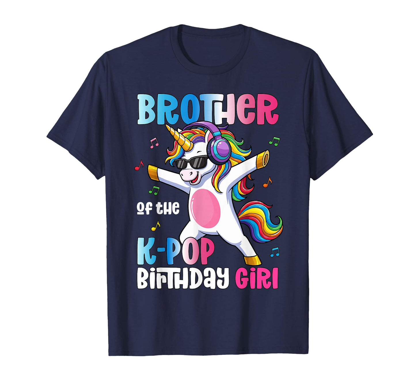 Brother of The K-Pop Birthday Princess Birthday Girl T-Shirt