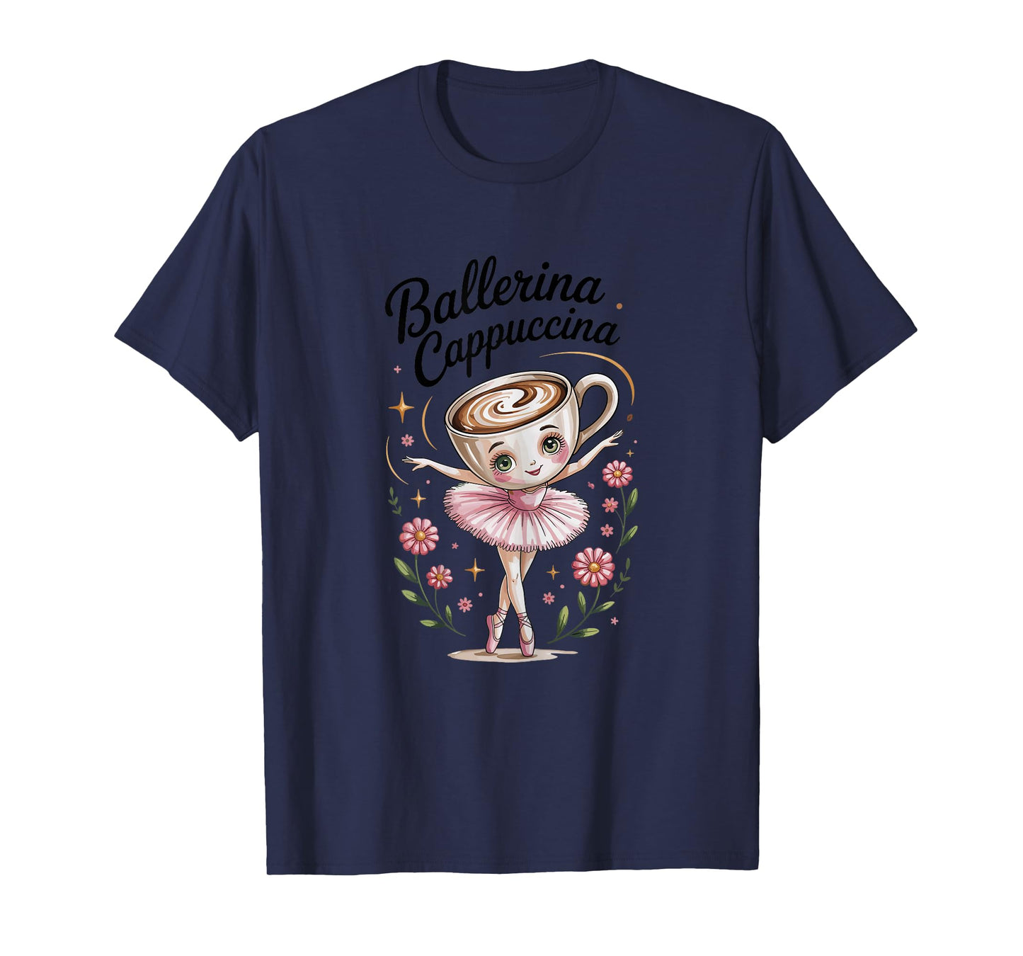 Kids Meme Cappuccino Italian Brainrot Ballerina Cappuccina T-Shirt