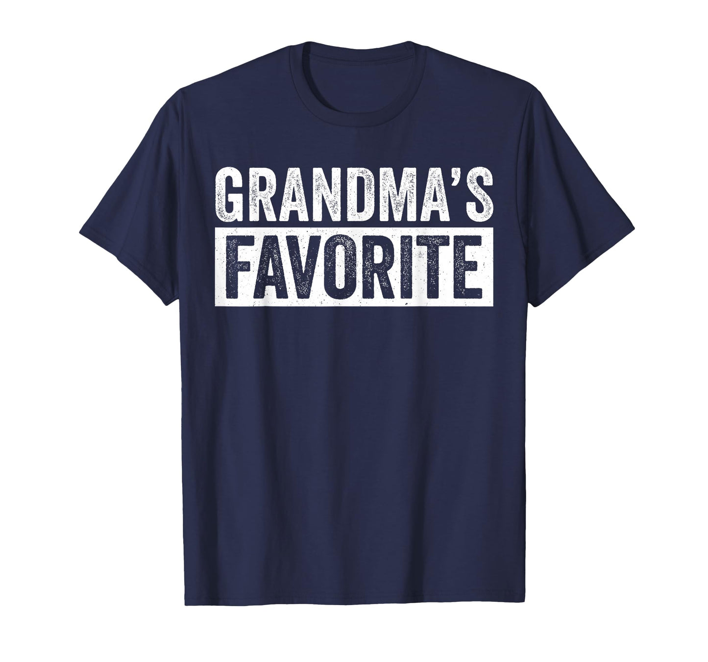 Grandmas Favorite Grandson Funny Grandchild Granddaughter T-Shirt