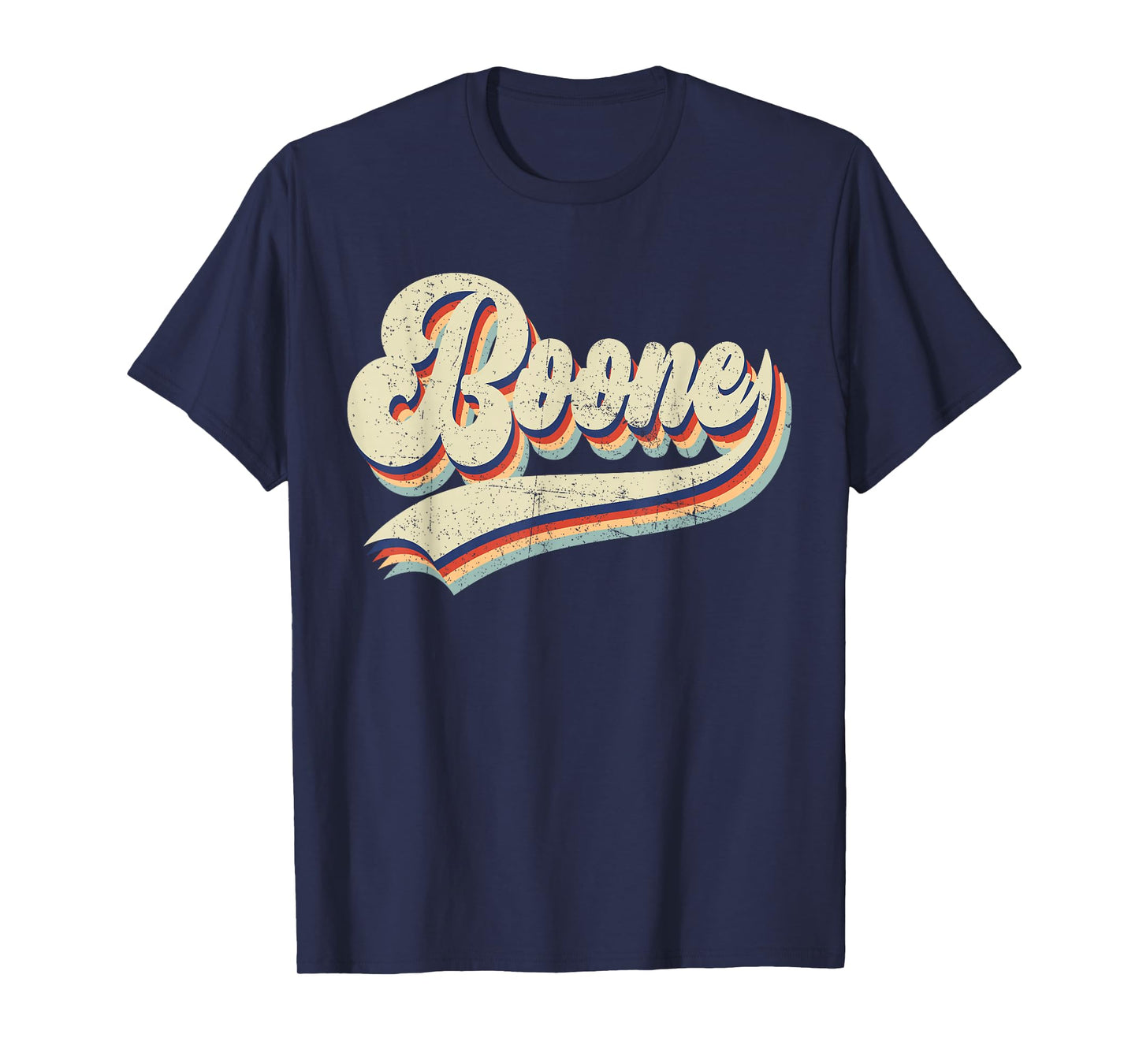 Boone Family Name I Love Boone Personalized Vintage T-Shirt