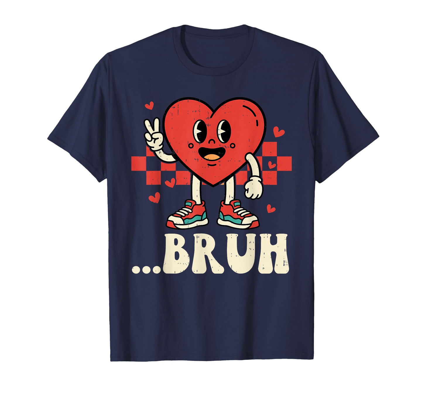 Dabbing Heart Dab Valentines Day for Teens Boys Girls Kids T-Shirt