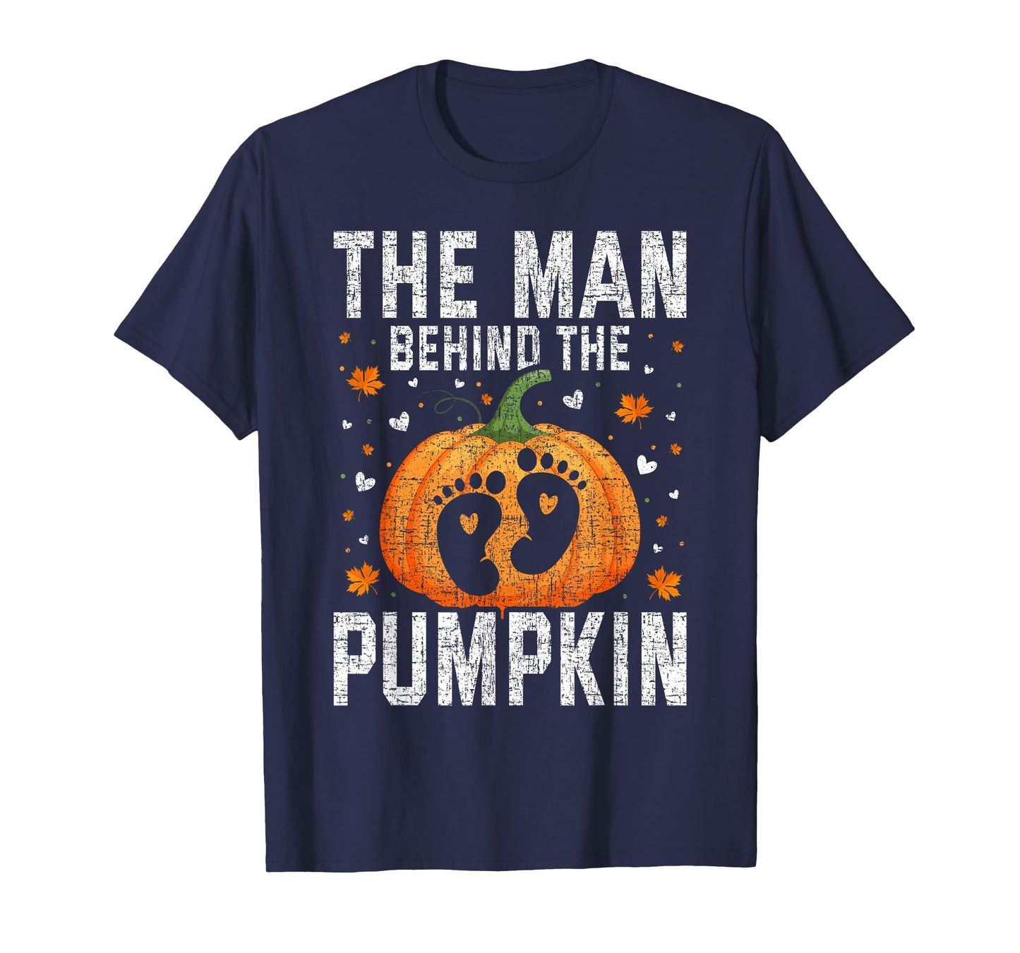 Pregnant Thanksgiving Costume for Dad Expecting Lil Pumpkin T-Shirt