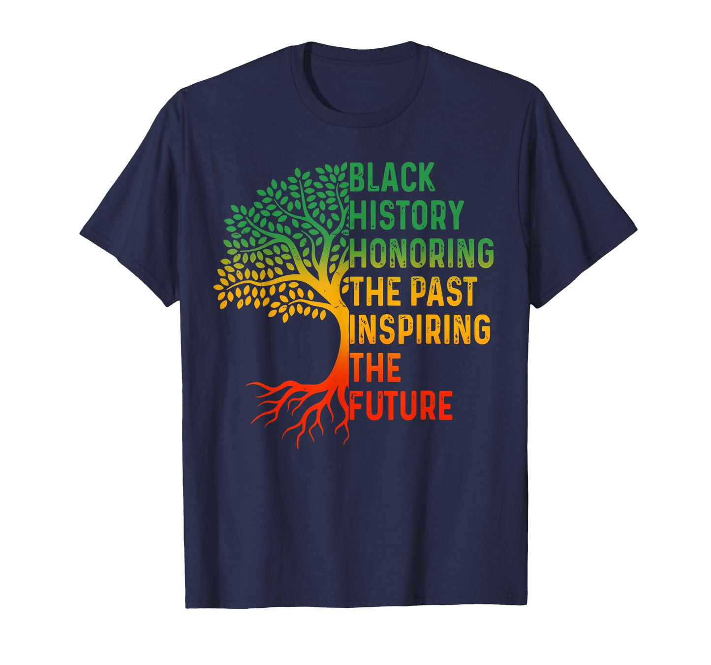 Honoring Past Inspiring Future Men Women Black History Month T-Shirt