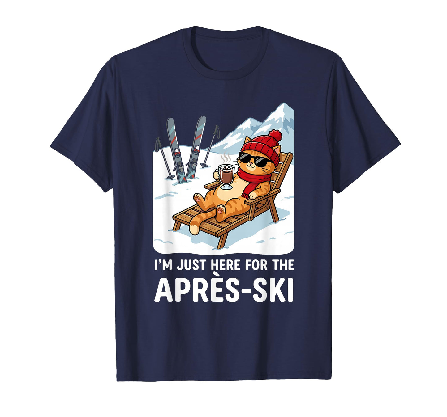 Après-ski Cat Skiing Men Women Kids Funny Après-ski T-Shirt