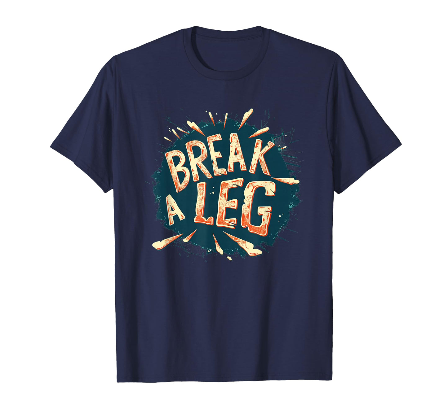 Funny Break a Leg Idiom Costume for Boys and Girls T-Shirt