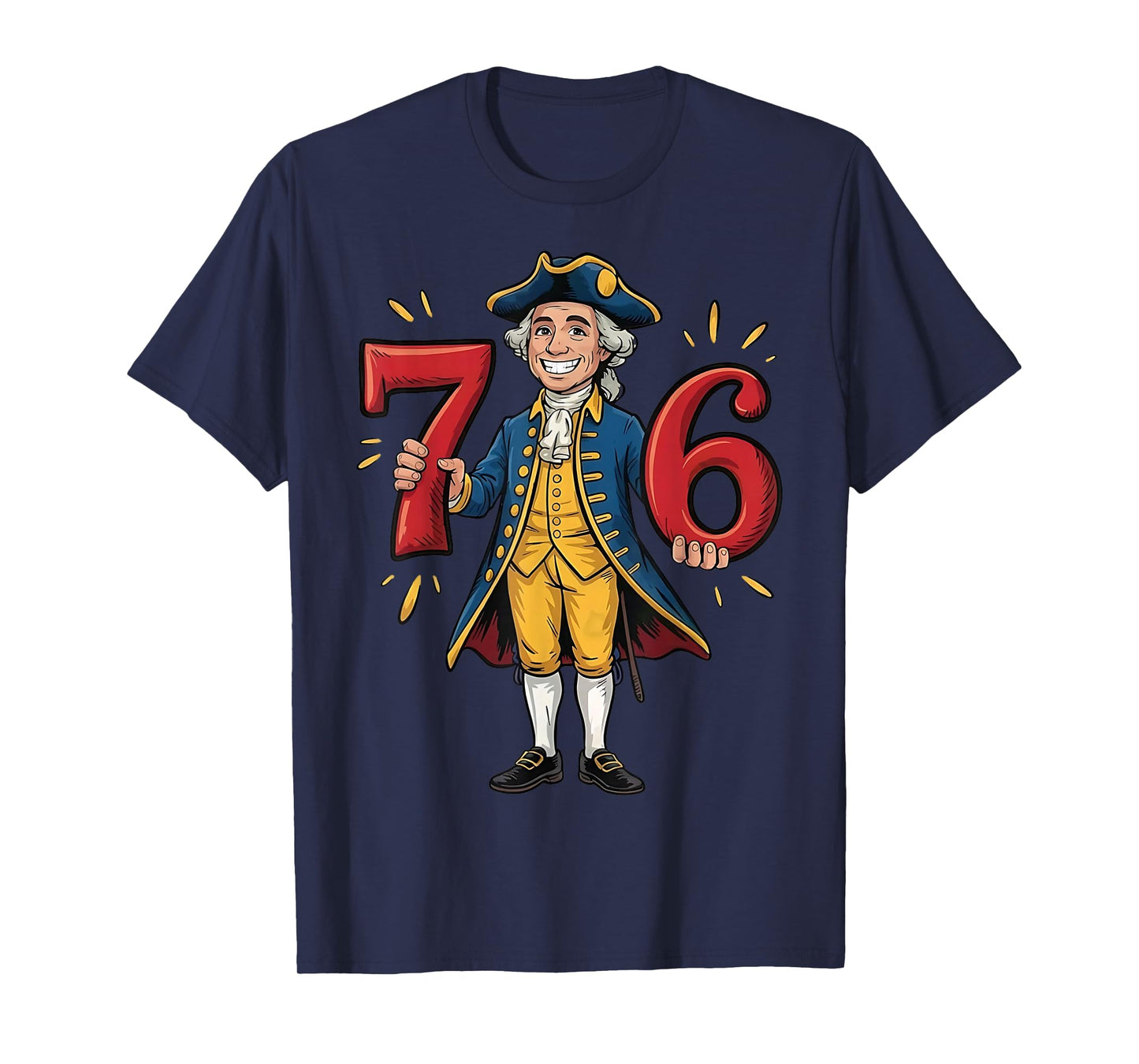 George Washington 6-7 7-6 Seven Six 6 7 Teacher American 6 7 T-Shirt