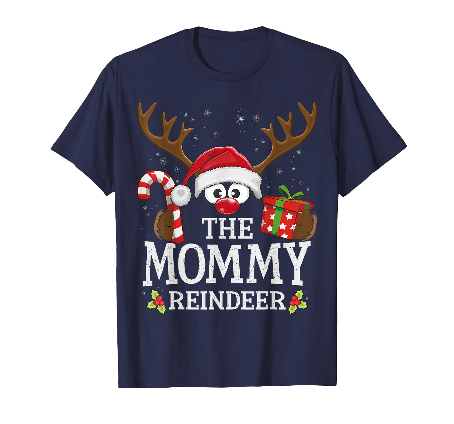 Christmas Matching The Mommy Reindeer Family T-Shirt