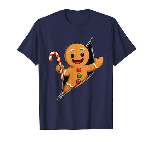 Gingerbread Girl Shirt Christmas Cookie Baking Holiday T-Shirt
