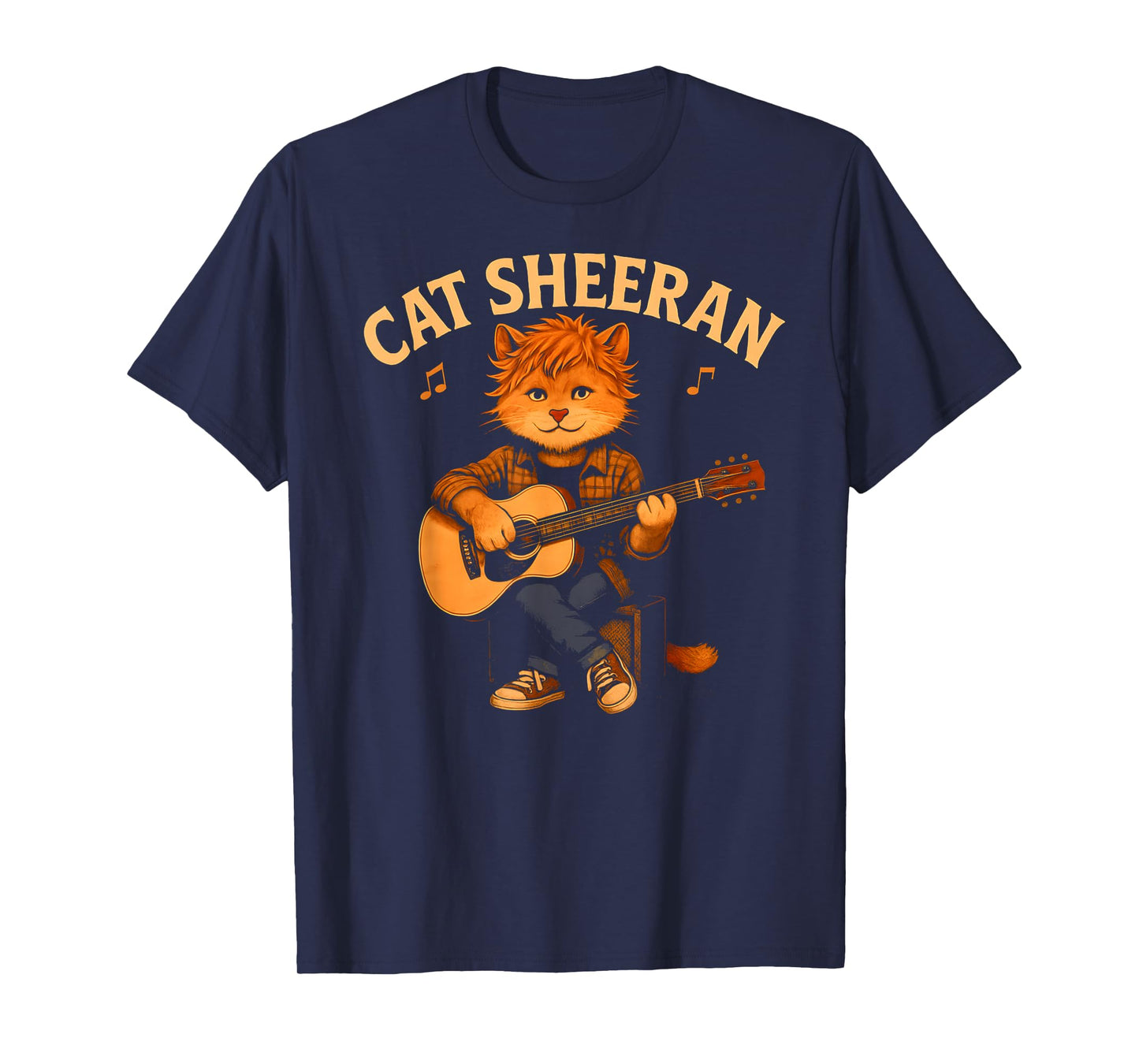 Cat Sheeran - Funny Cat Lover Music T-Shirt