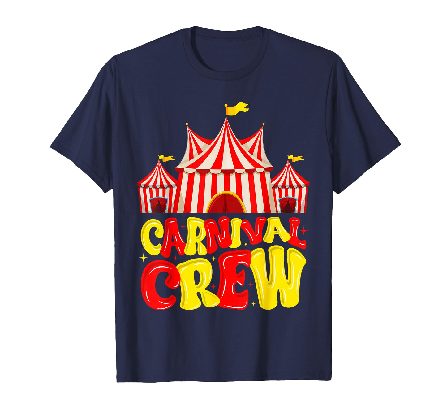 Carnival Crew Funny Circus Staff Costume Circus Theme Party T-Shirt