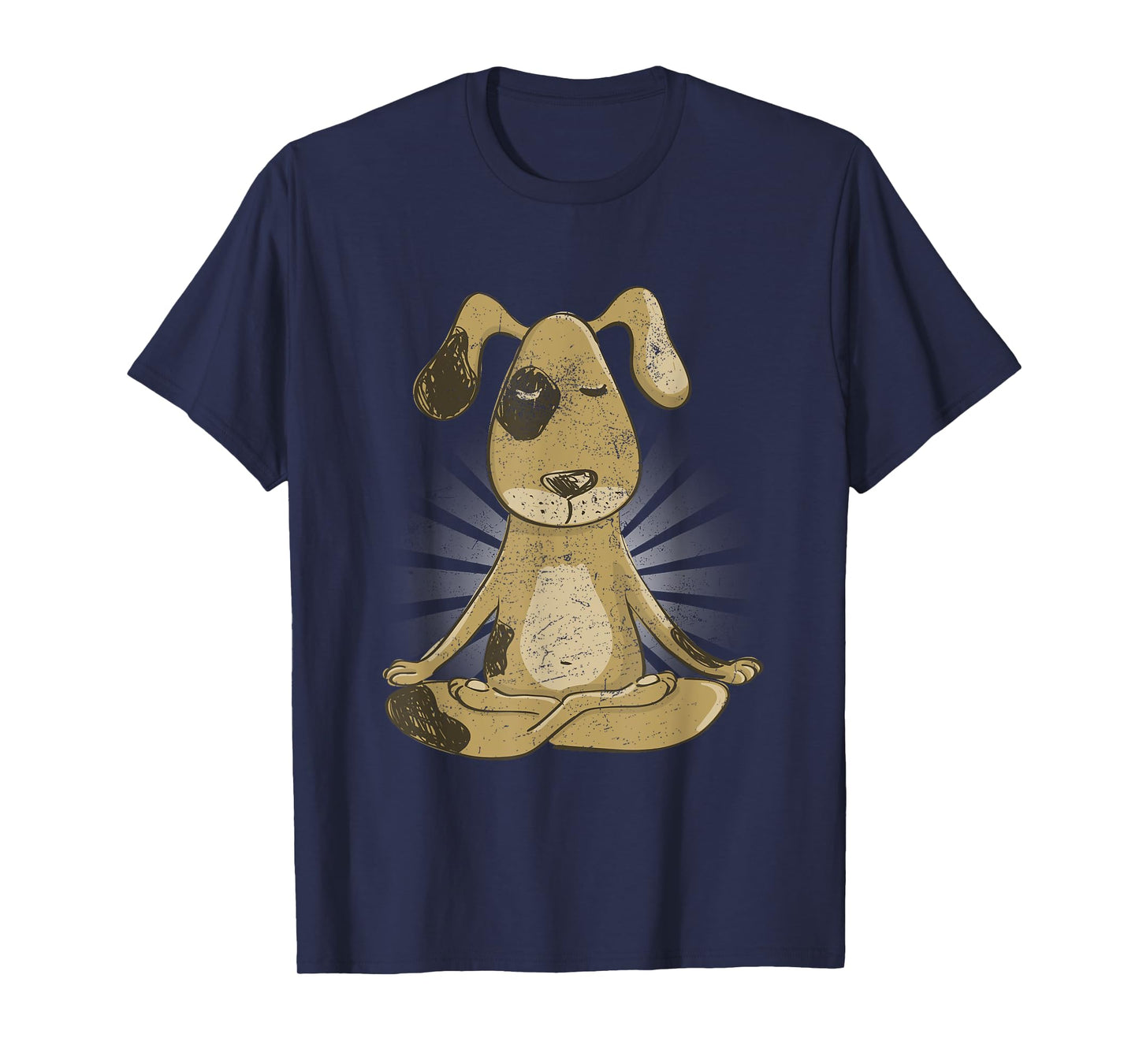 Yoga Meditation Dog Zen Men Women Kids T-Shirt