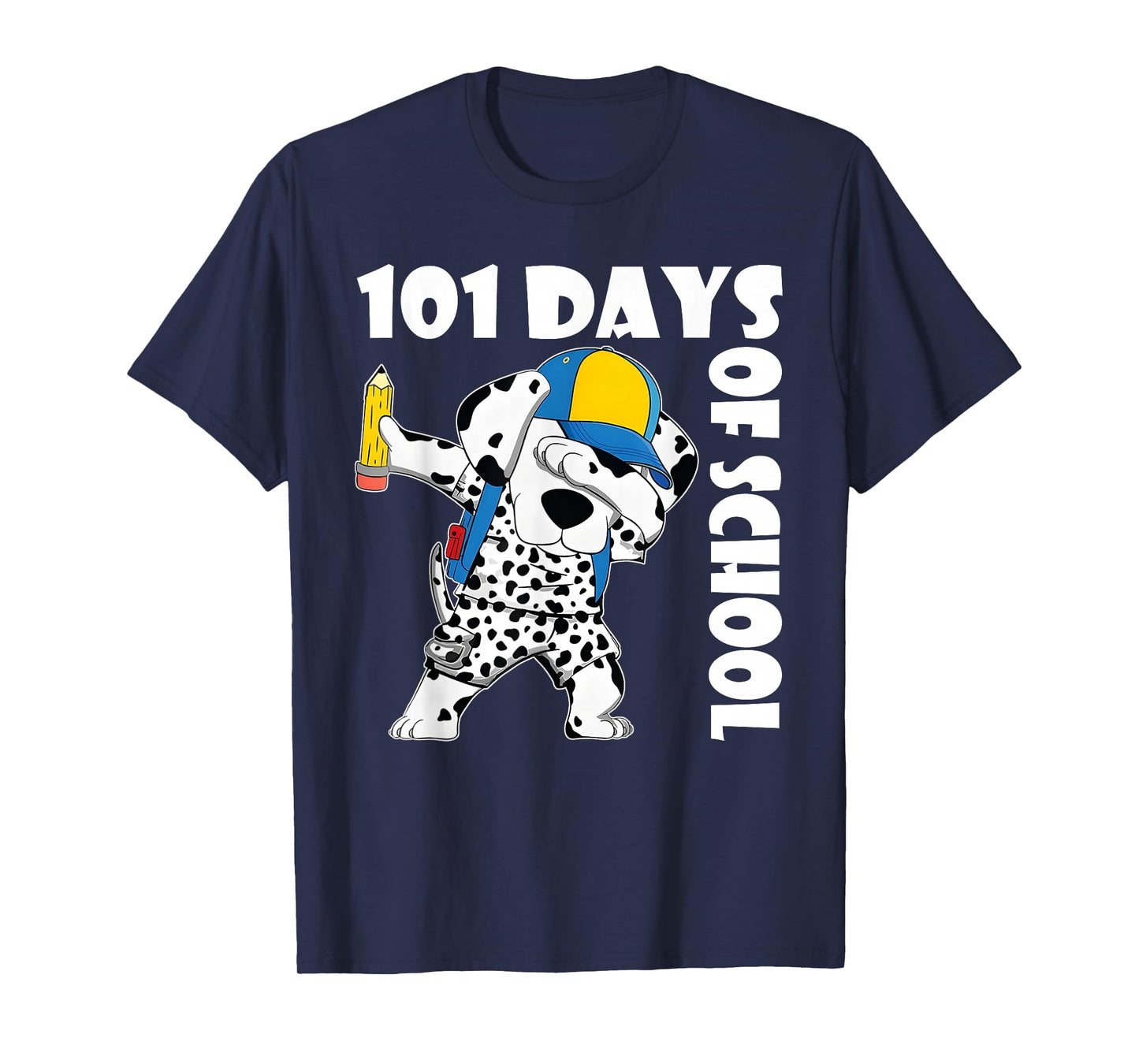 Happy 101 Days School Cute Dog 100 Days Smarter Student Kids T-Shirt