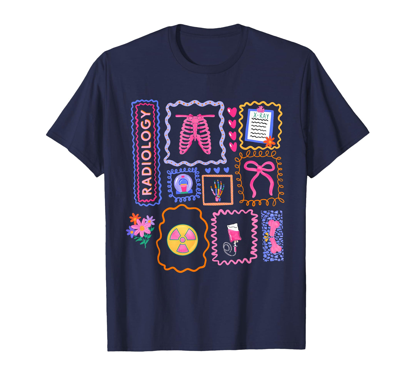 Funny Xray Tech Radiology Cute Rad Tech Healthcare T-Shirt