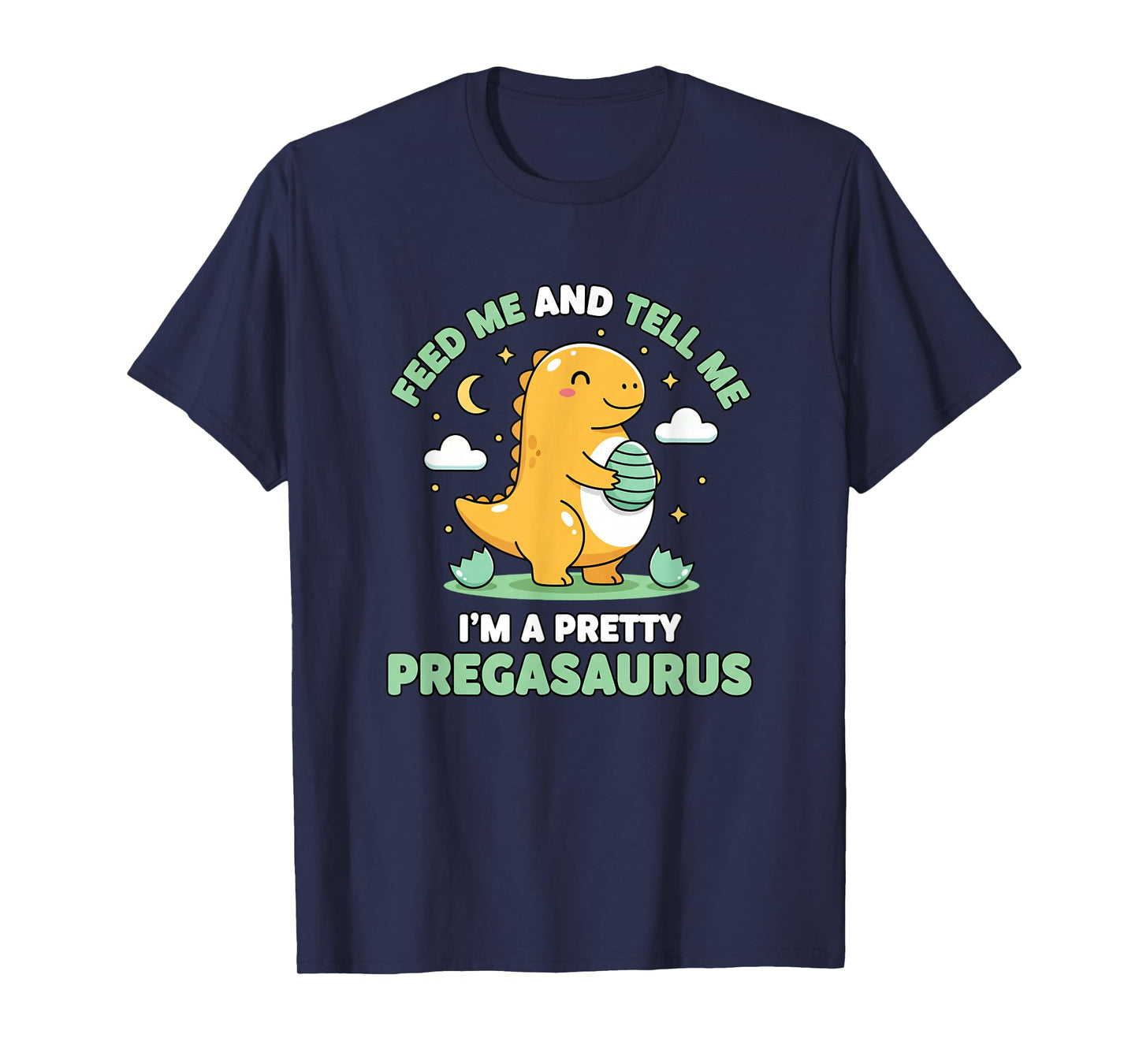 Mythical & Prehistoric Pregasaurus Pregnancy Announcement Dd T-Shirt