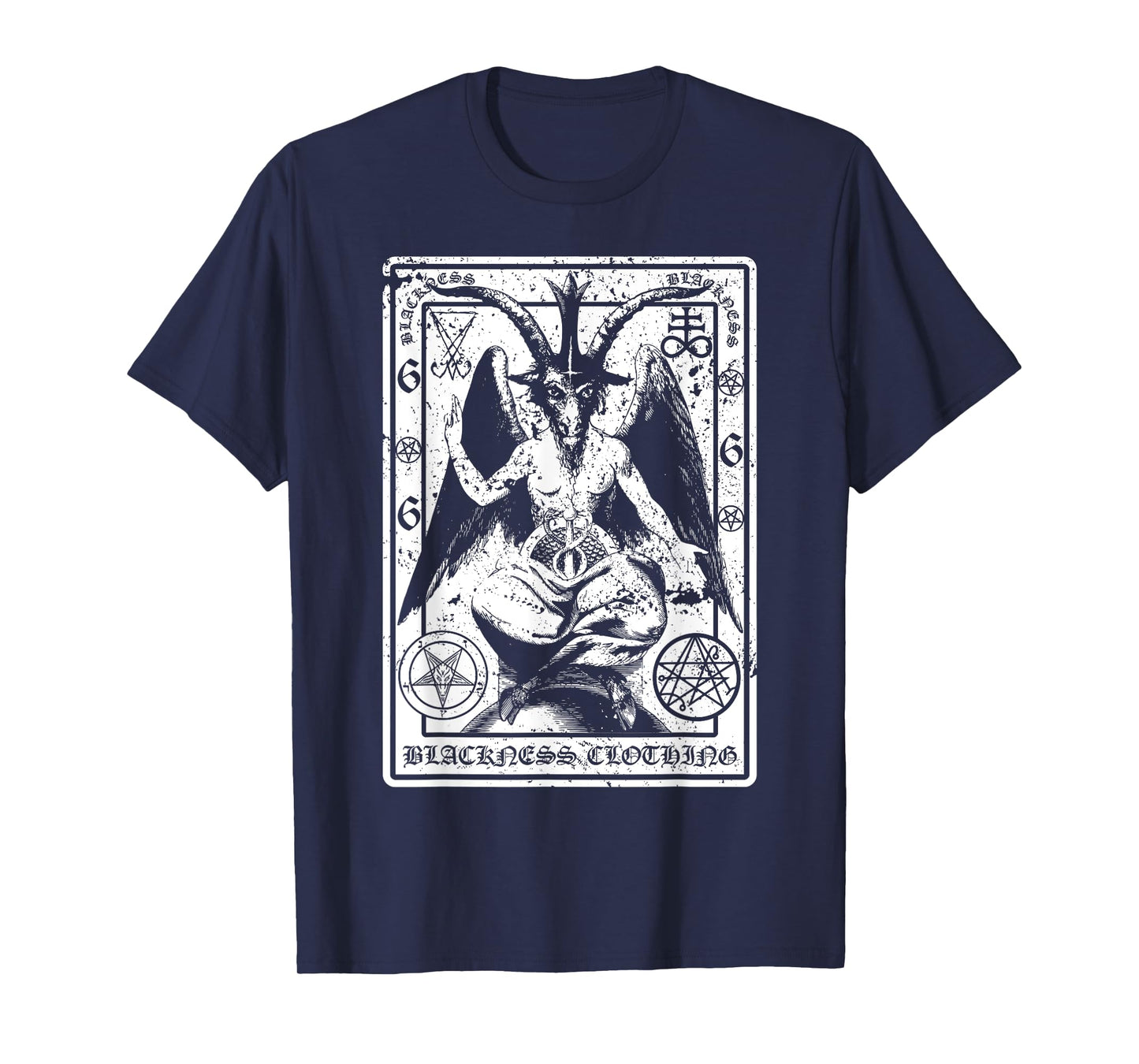Baphomet Shirt | Satanic Dark Art Evil 666 T-Shirt T-Shirt