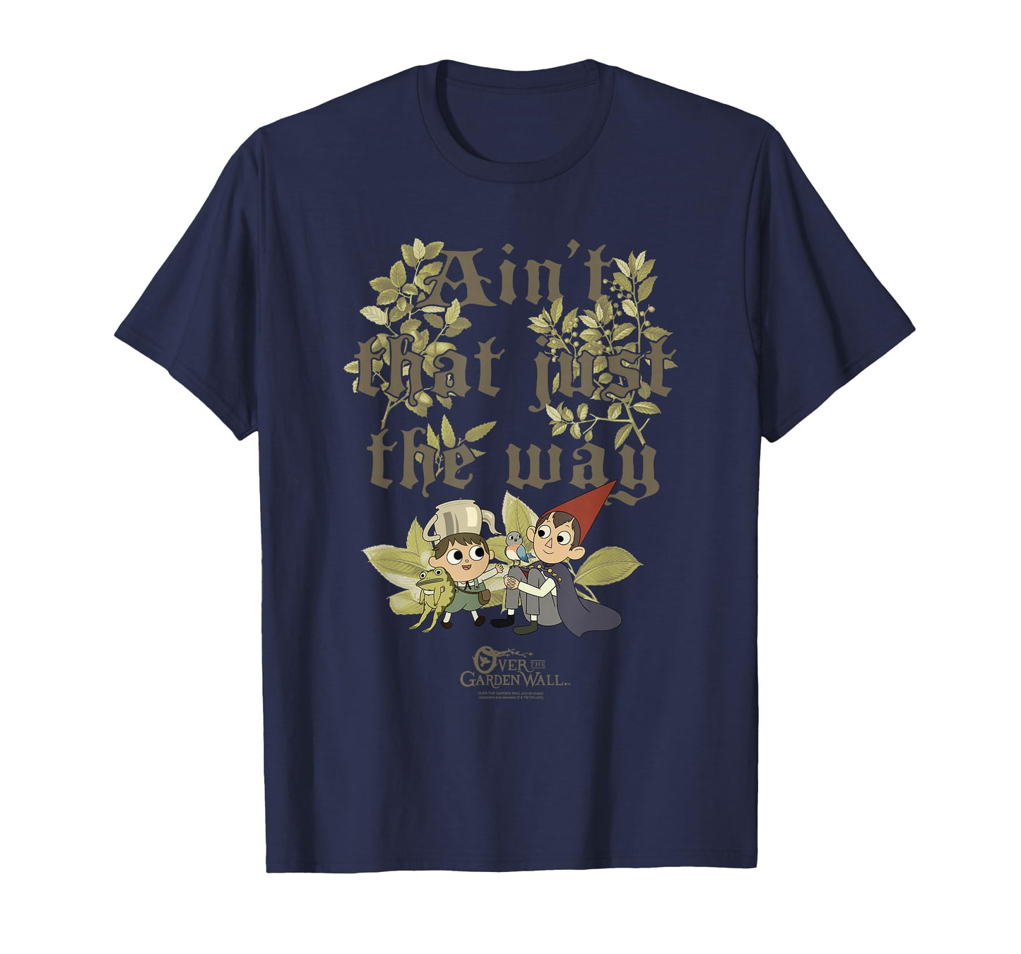 Over The Garden Wall Ain't That Just The Way Leaves Cartoon T-Shirt