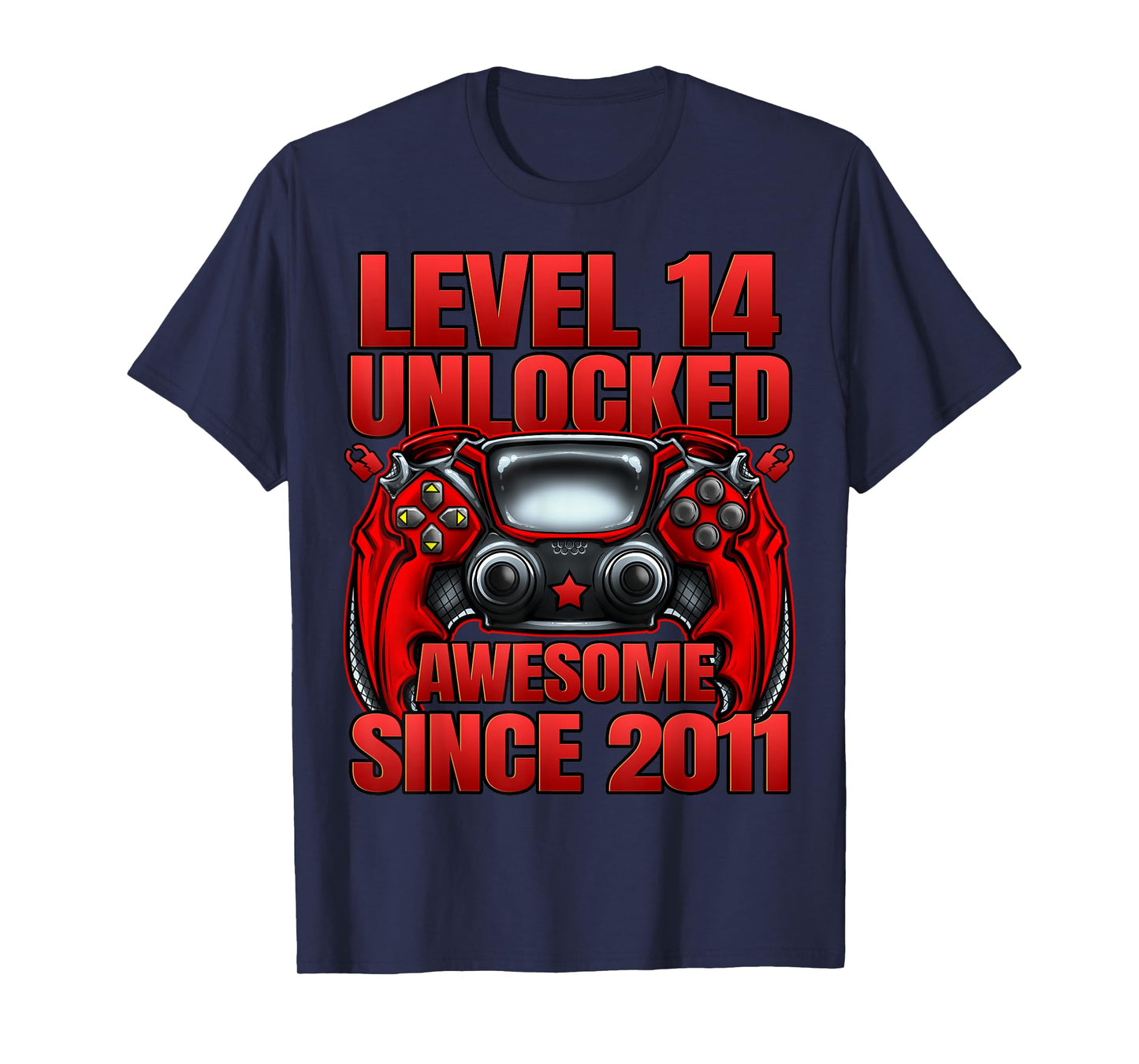 Level 14 Unlocked 14 Year Old Gifts Boys 14th Birthday Boy T-Shirt
