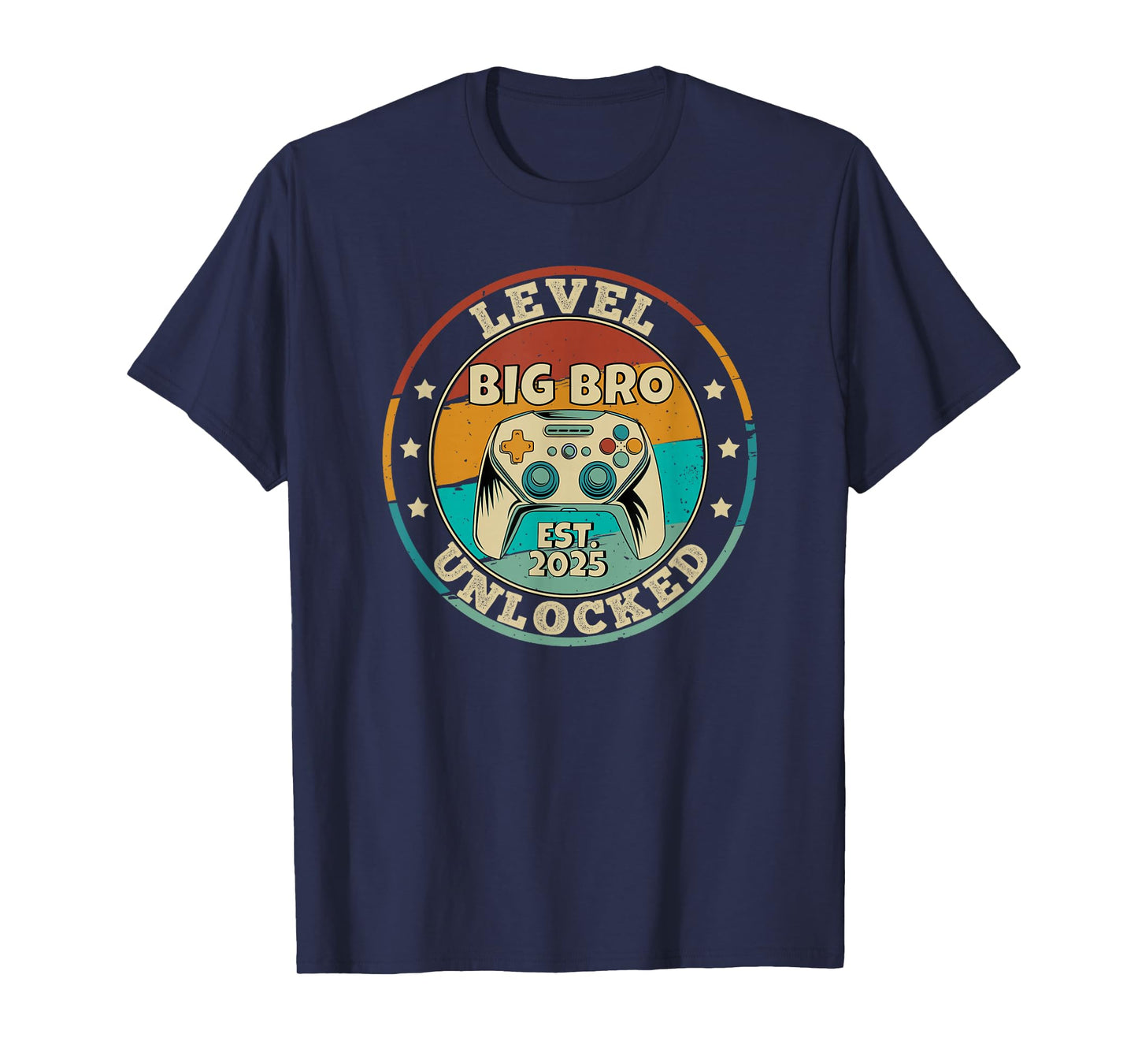Leveling Up To Big Brother 2025 Level Unlocked Video Gamer T-Shirt