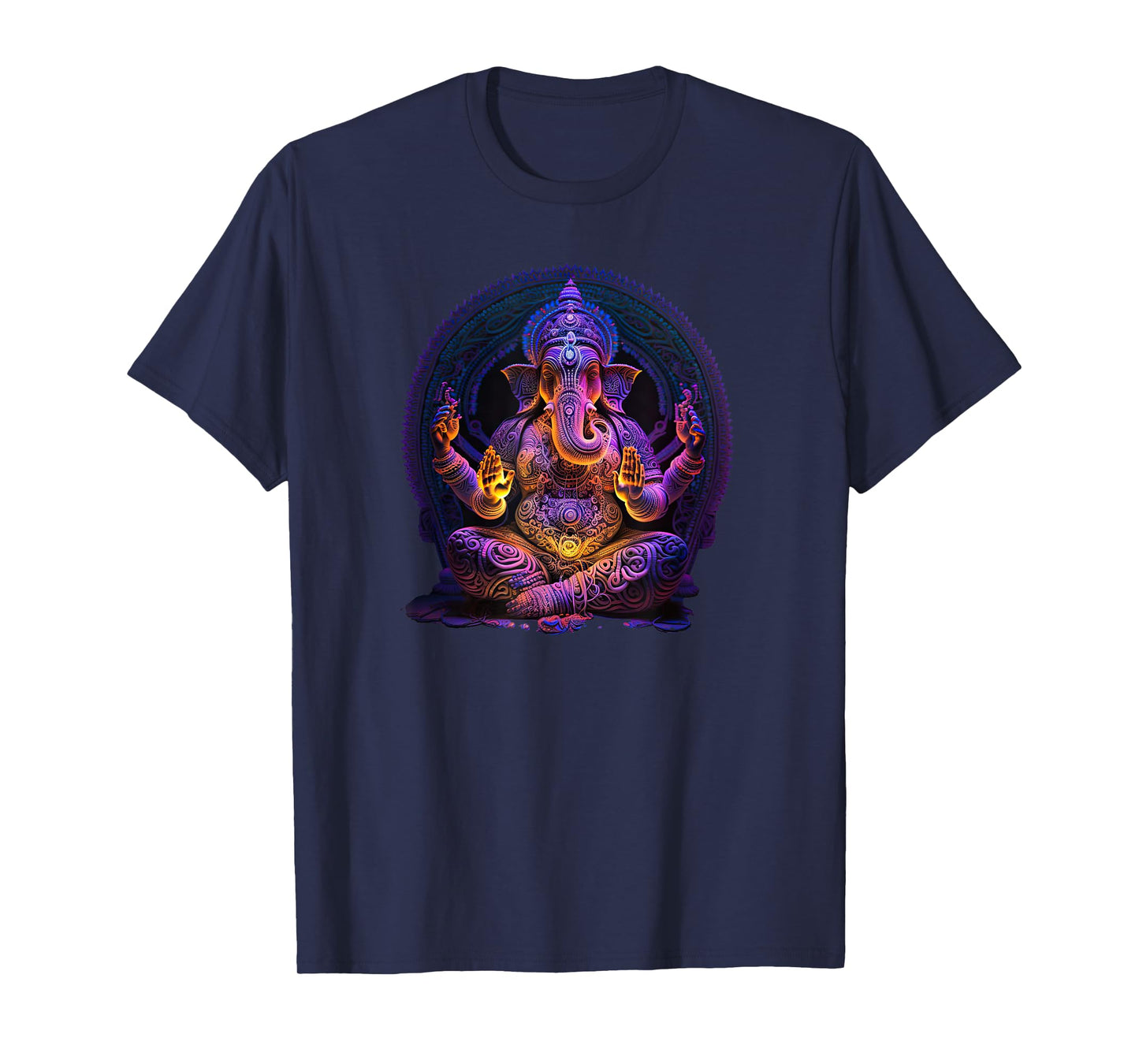 Ganesh Elephant Hindu Yoga Spiritual Meditation T-Shirt
