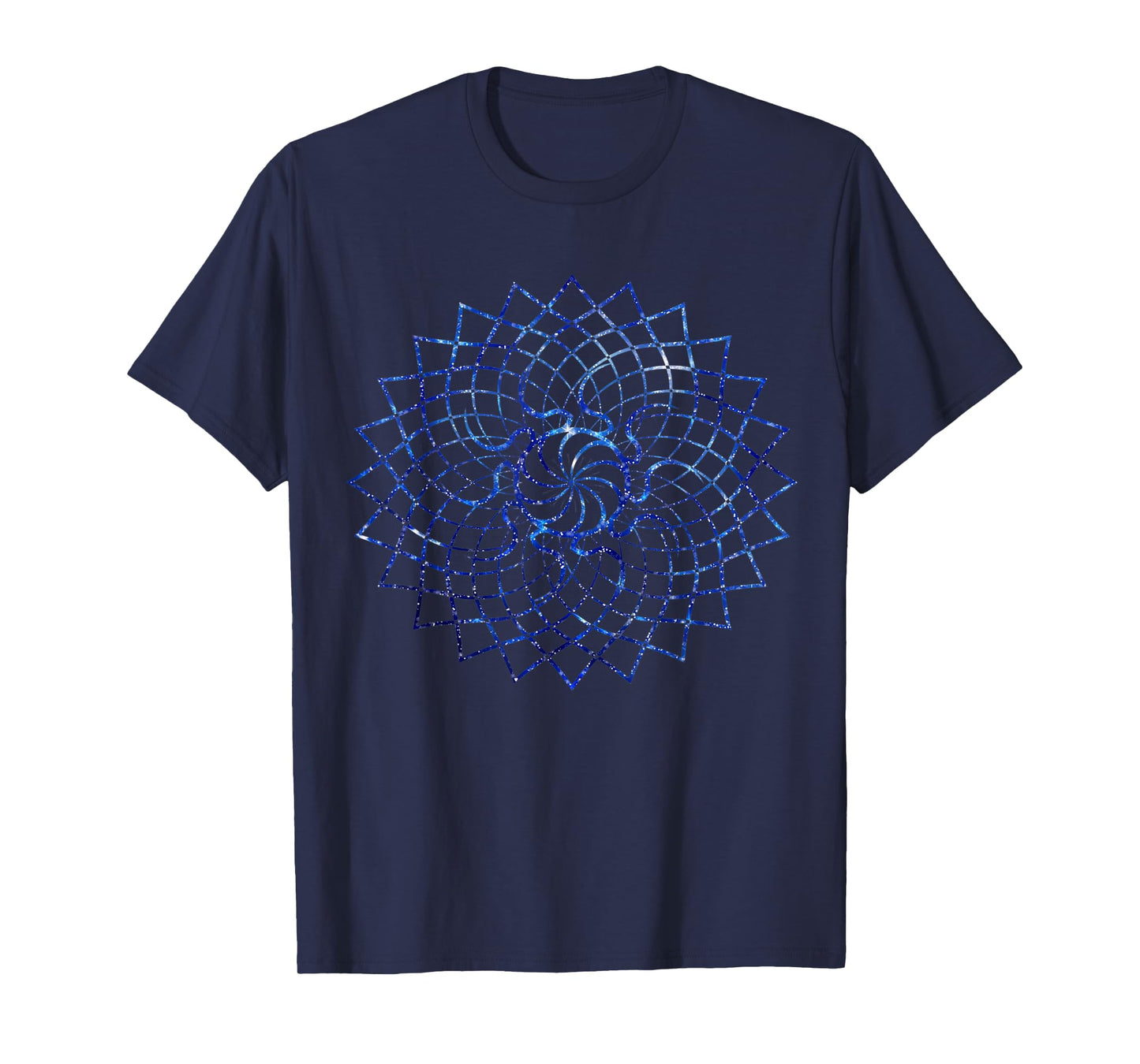 Mandala Geometry Sacred Fractal Art Yoga Mantra Good Vibe T-Shirt