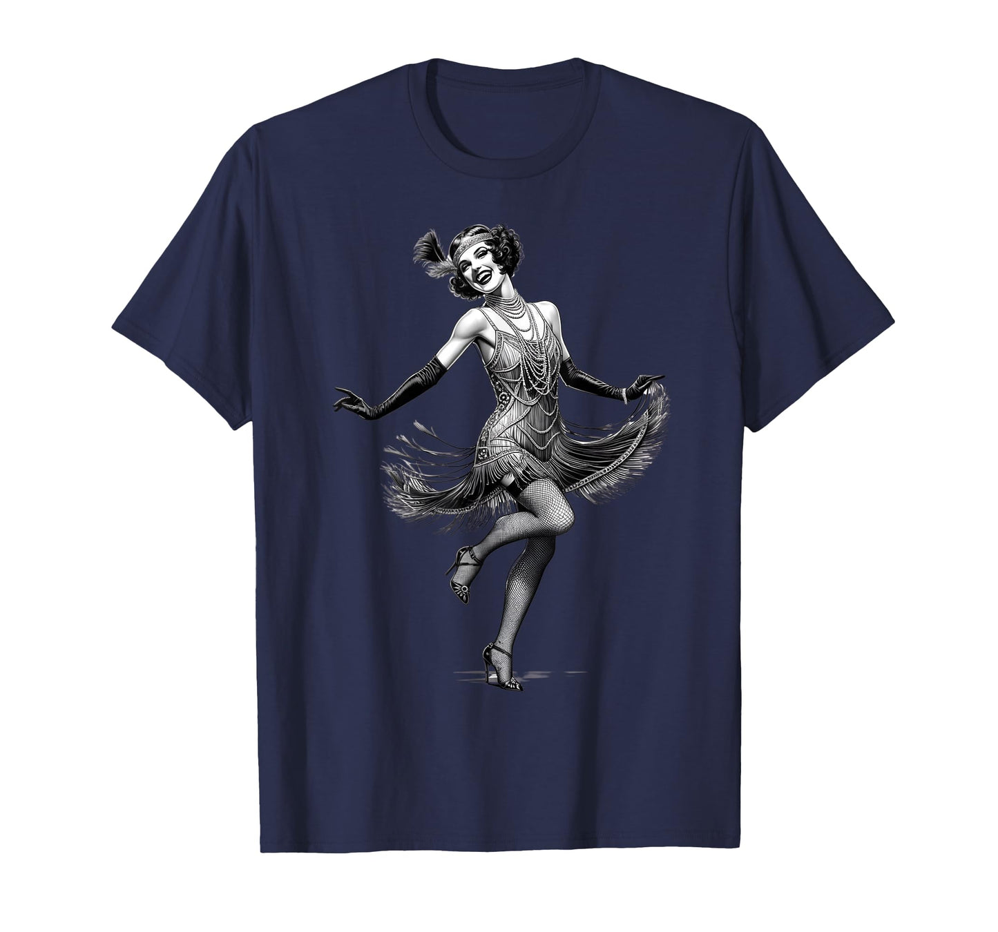 ROARING 1920's Great, Gatsby Glamorous Woman Flapper T-Shirt