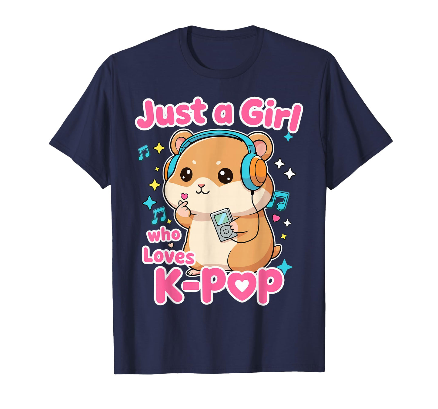 Just A Girl Who Loves K-Pop Cute Hamster T-Shirt