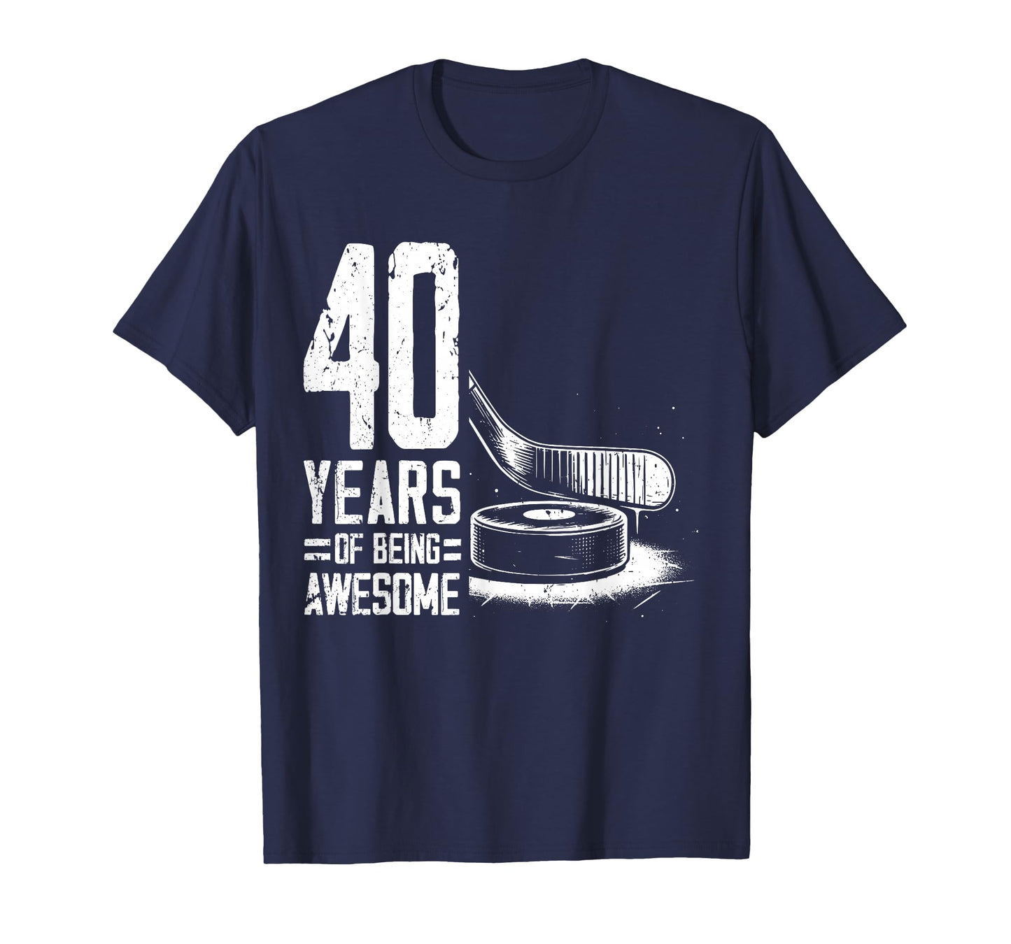 40th Birthday Men Icehockey Player Ice Hockey 40 Years Old T-Shirt
