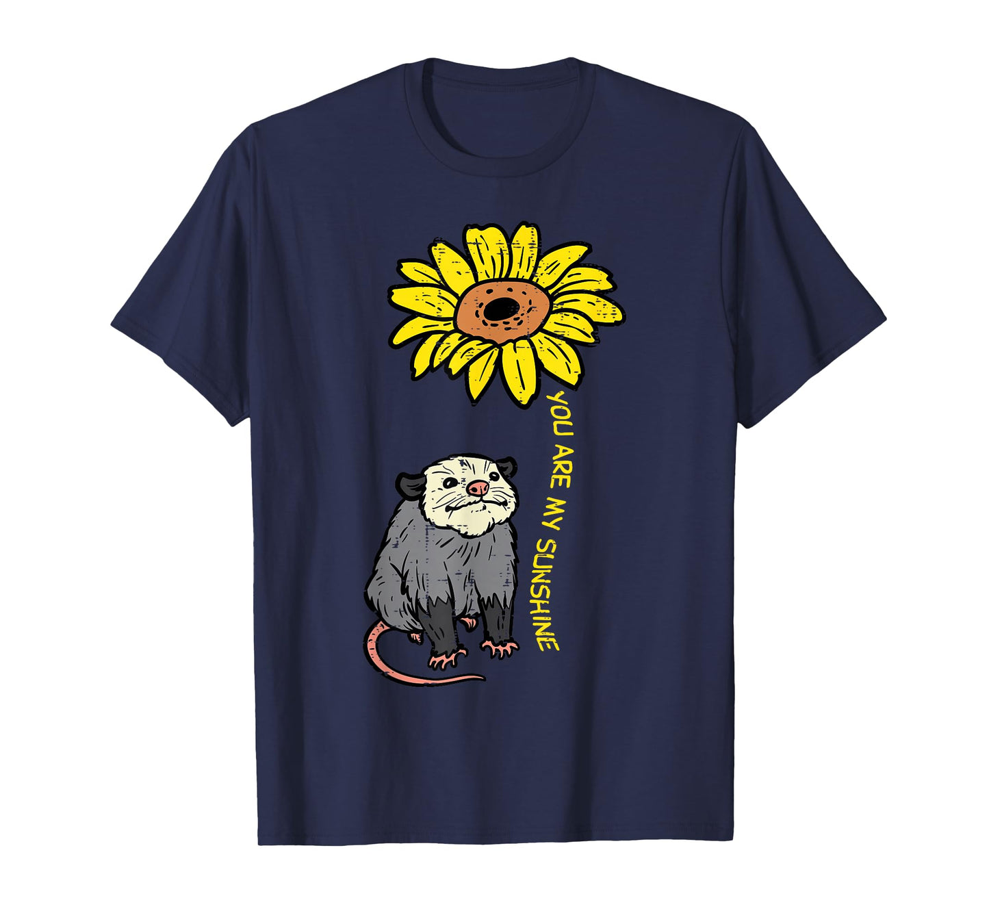 Opossum Sunflower You Are My Sunshine Possum Women Girls Kid T-Shirt