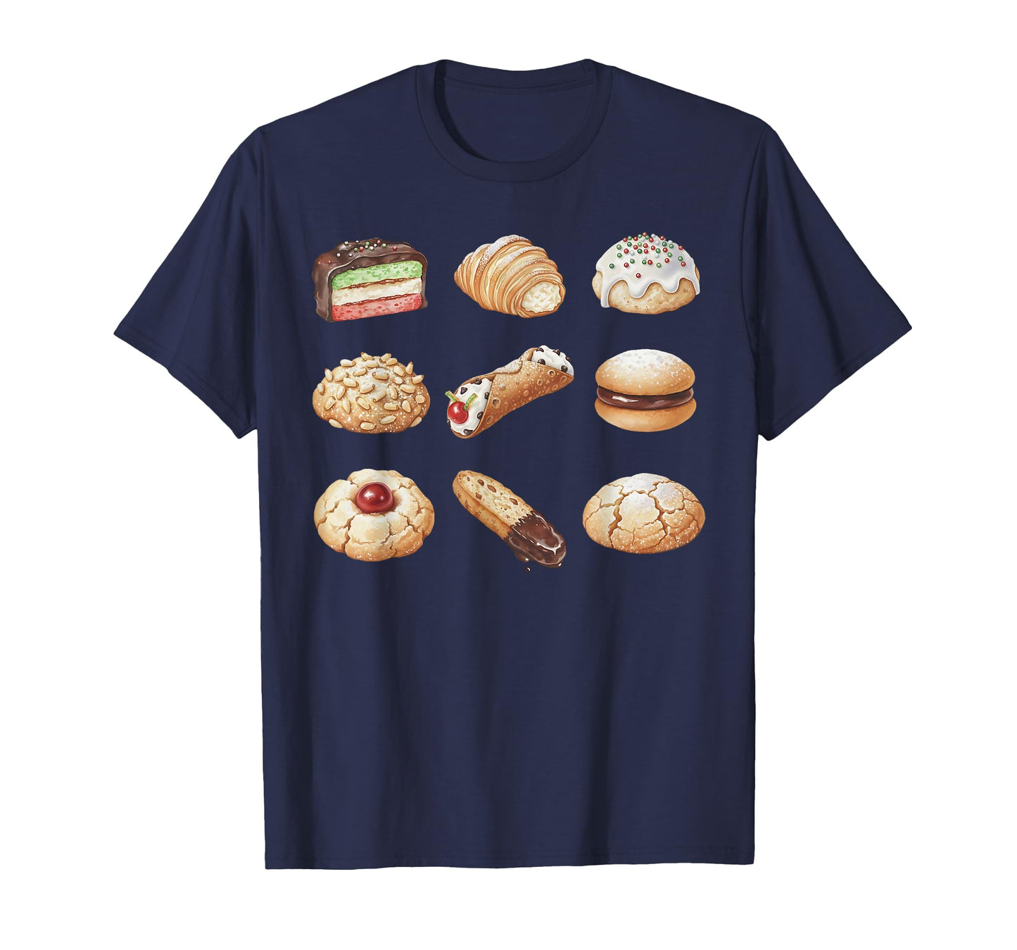 Italian Christmas Cookie Xmas Holiday Men Women Kids T-Shirt