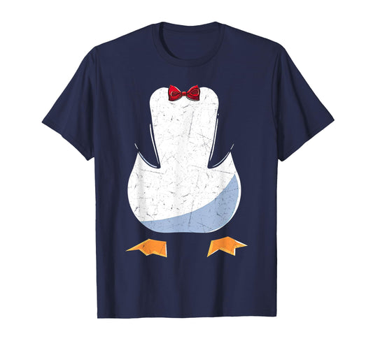 Penguin Belly Men Women Kids Penguin Costume T-Shirt